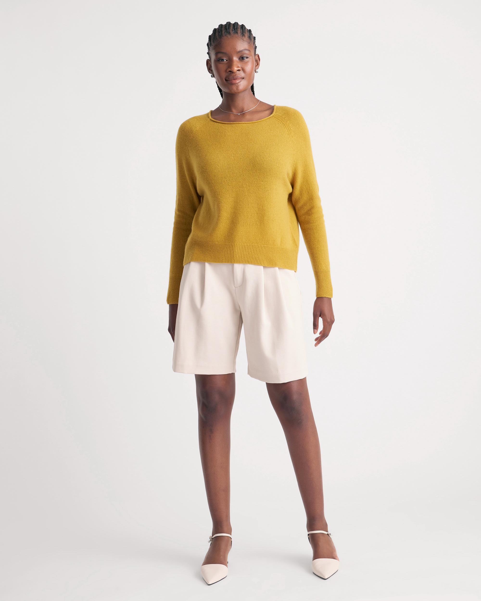 Quince | Women's Mongolian Cashmere Boatneck Sweater Size XS Product Image