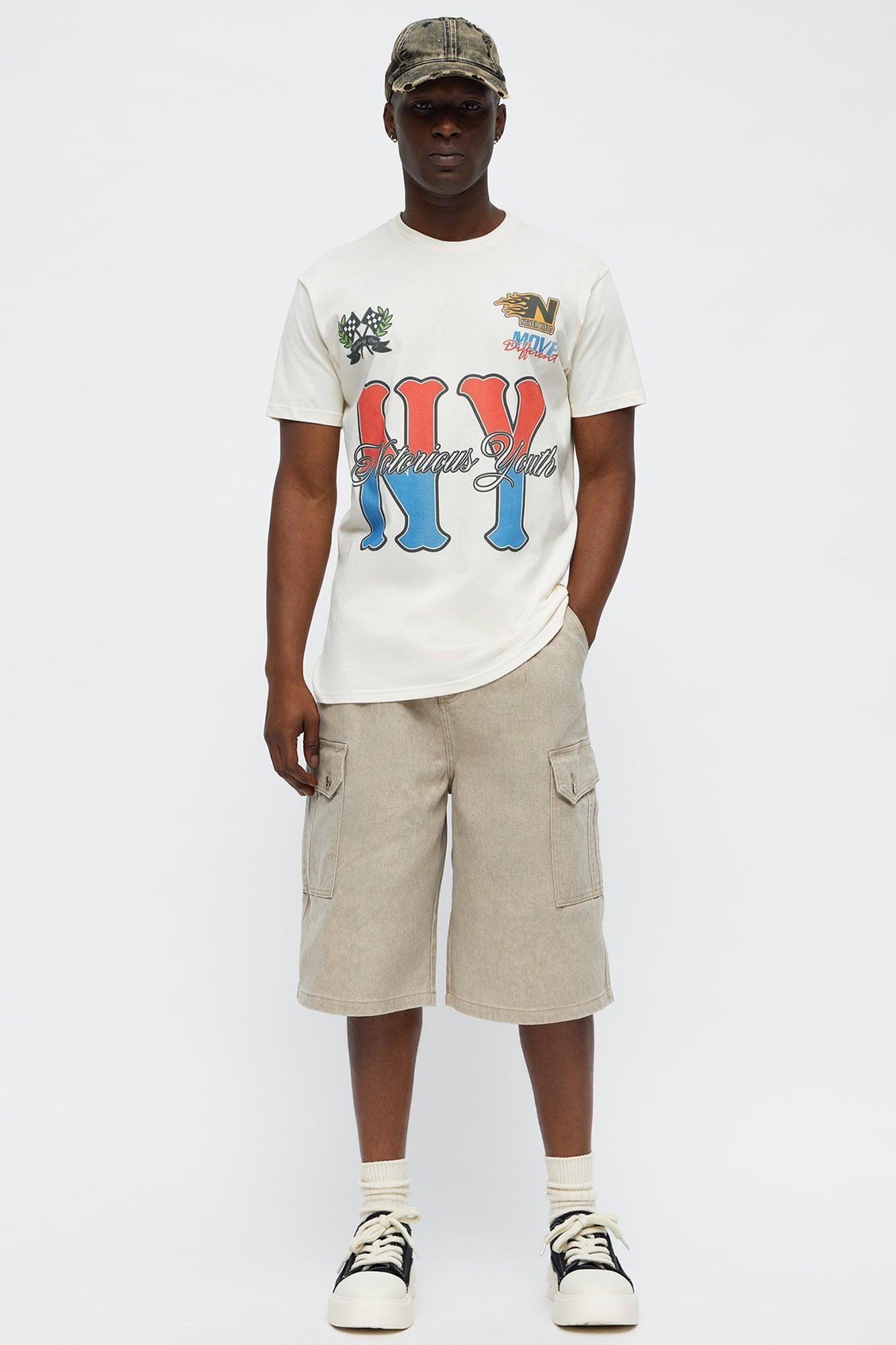Notorious Youth Short Sleeve Tee - Off White Male Product Image
