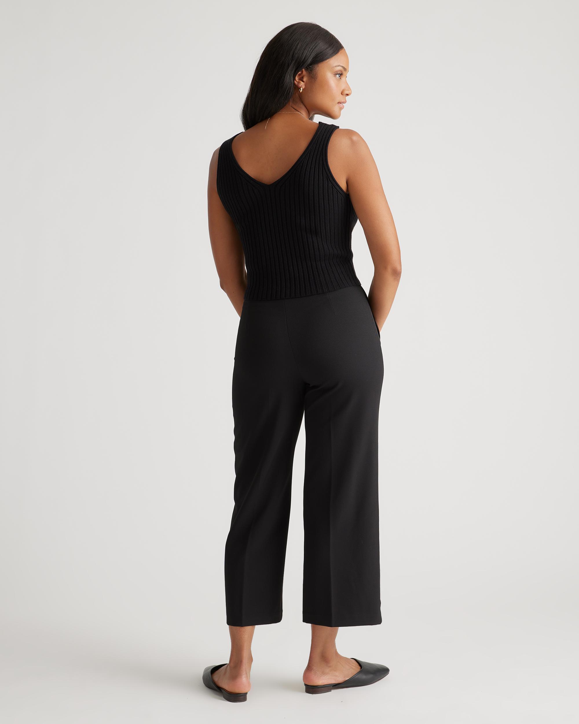 Quince | Women's Eco-Knit Cropped Sweater Tank Top Size XL, Lenzing Modal Product Image