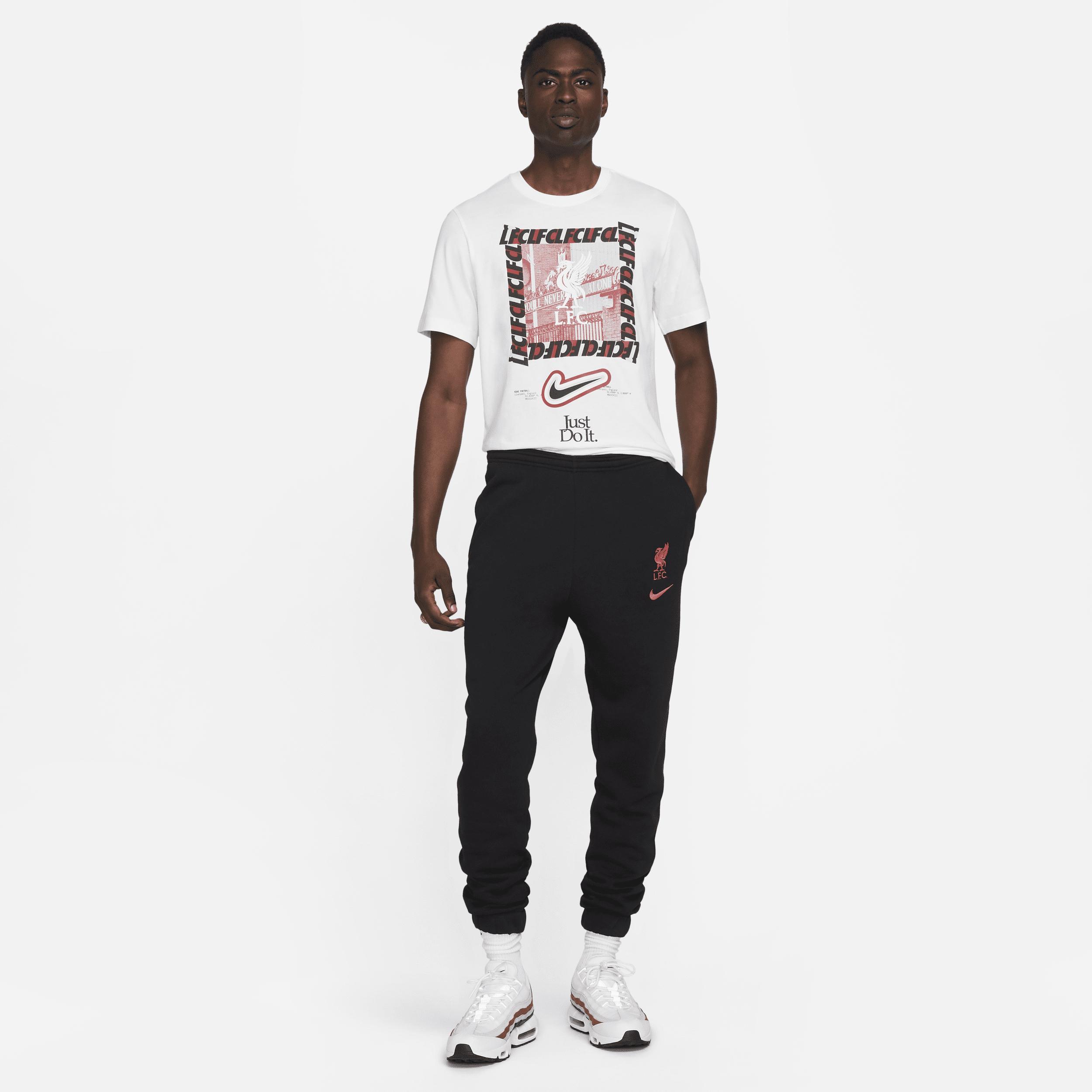 Men's Nike White Liverpool DNA T-Shirt, Size: Medium, Lvp White Product Image