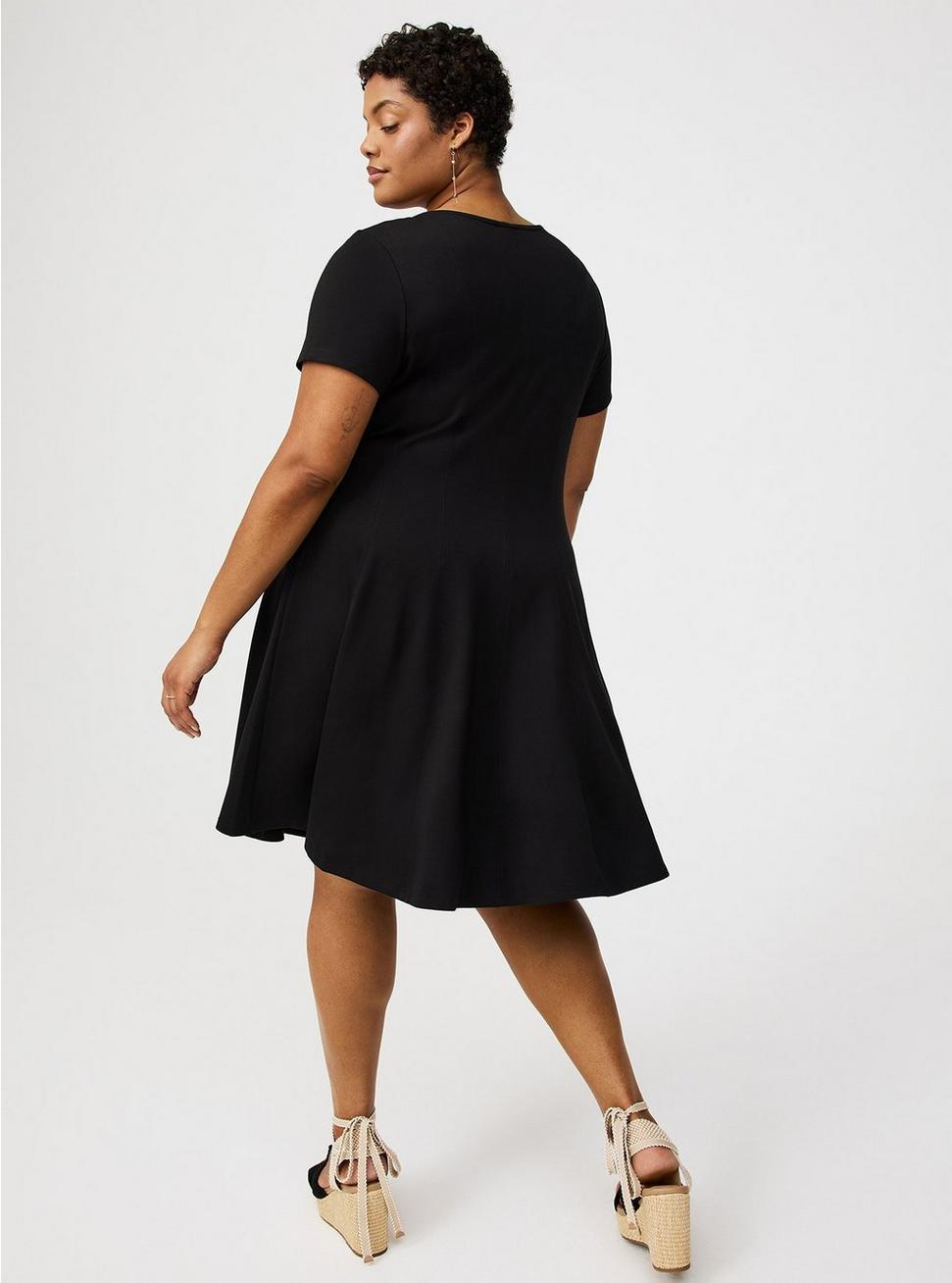 Mini Short-Sleeve Crew Dress Product Image