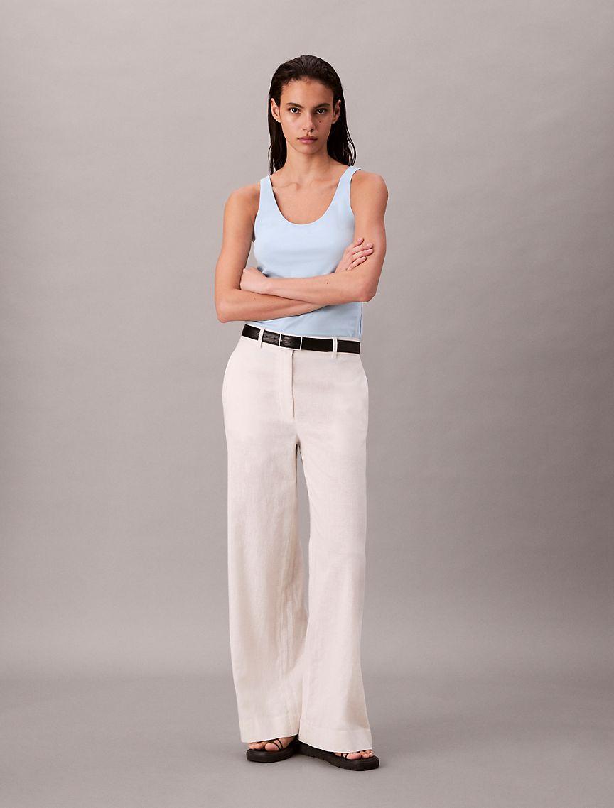 Liquid Cotton Scoop Tank Top Product Image