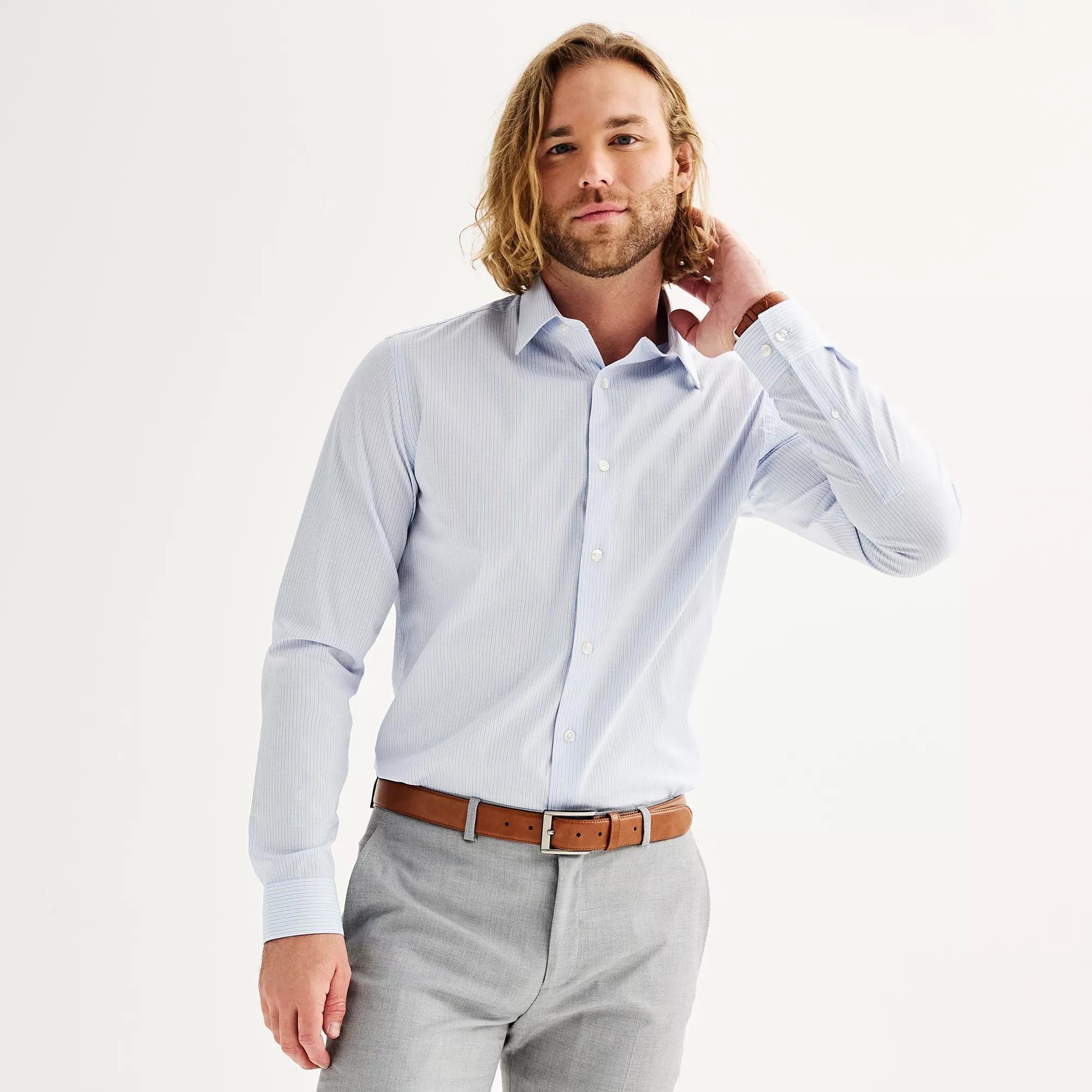 Mens Apt. 9 Premier Flex Regular-Fit Dress Shirt Product Image