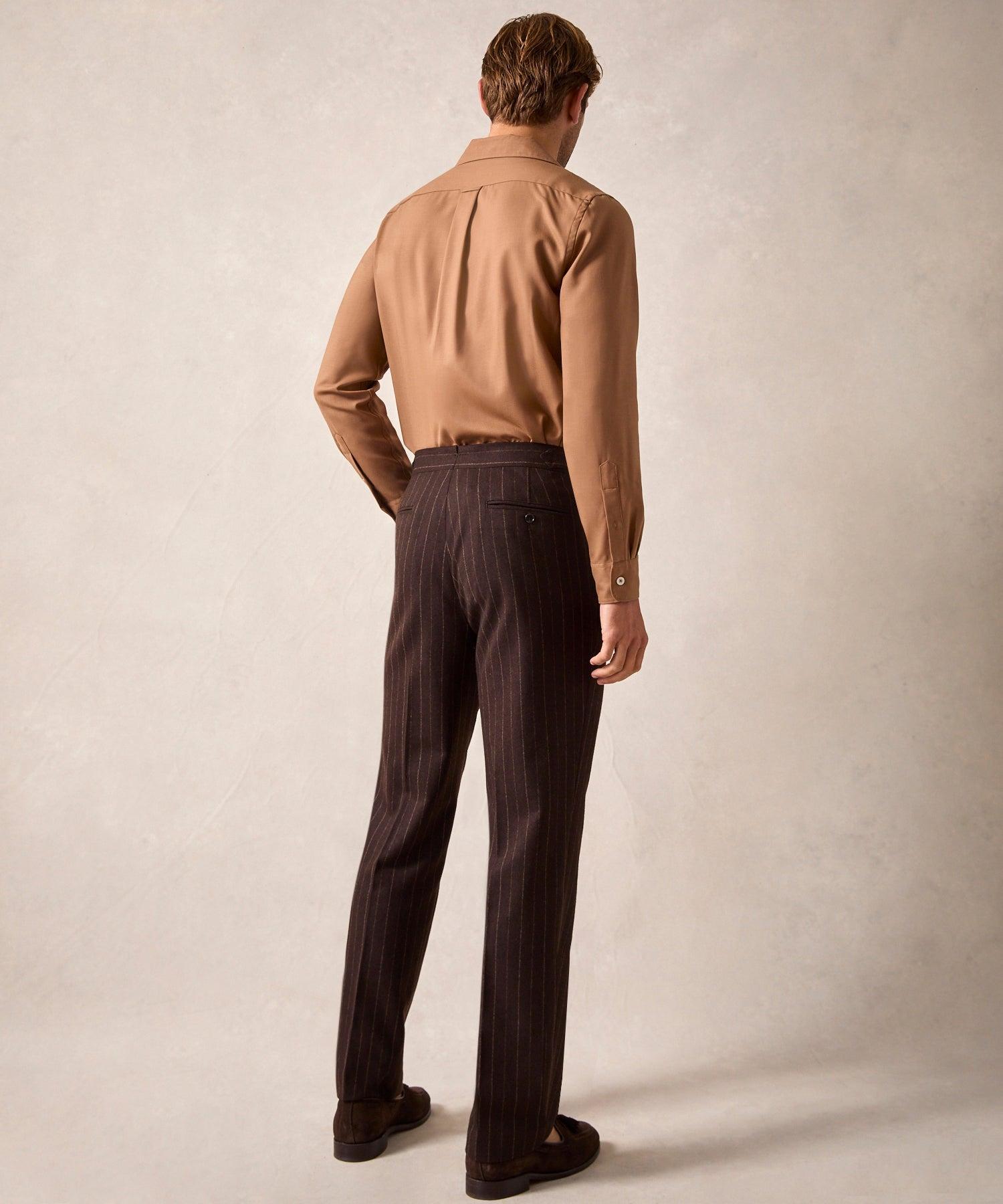 Italian Flannel Side Tab Trouser Product Image
