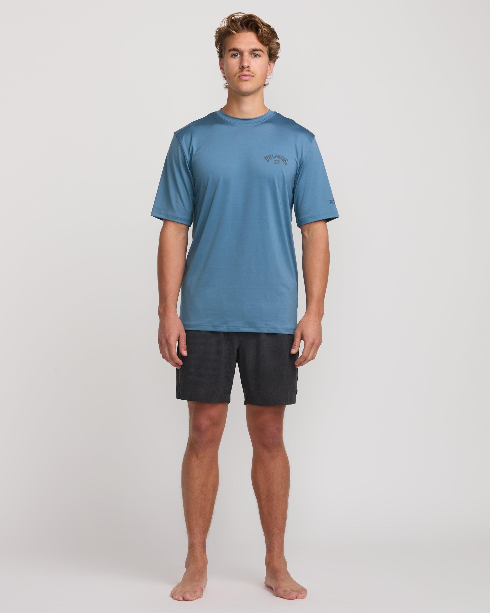 Arch Loose Fit Short Sleeve Surf Tee - Bay Blue Male Product Image