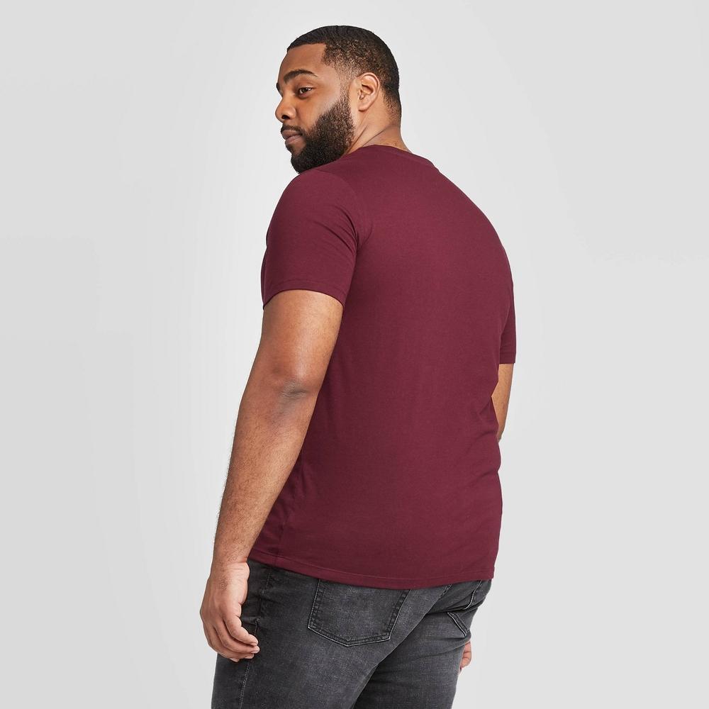 Mens Big & Tall Every Wear Short Sleeve V-Neck T-Shirt - Goodfellow & Co Pom Mystery 3XL Product Image
