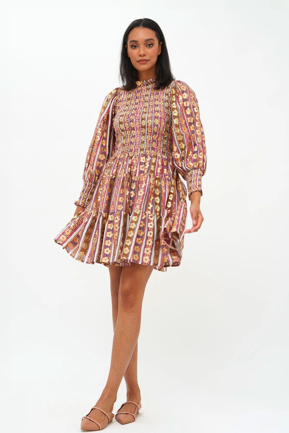 Smocked Flirty 3/4 Sleeve Product Image