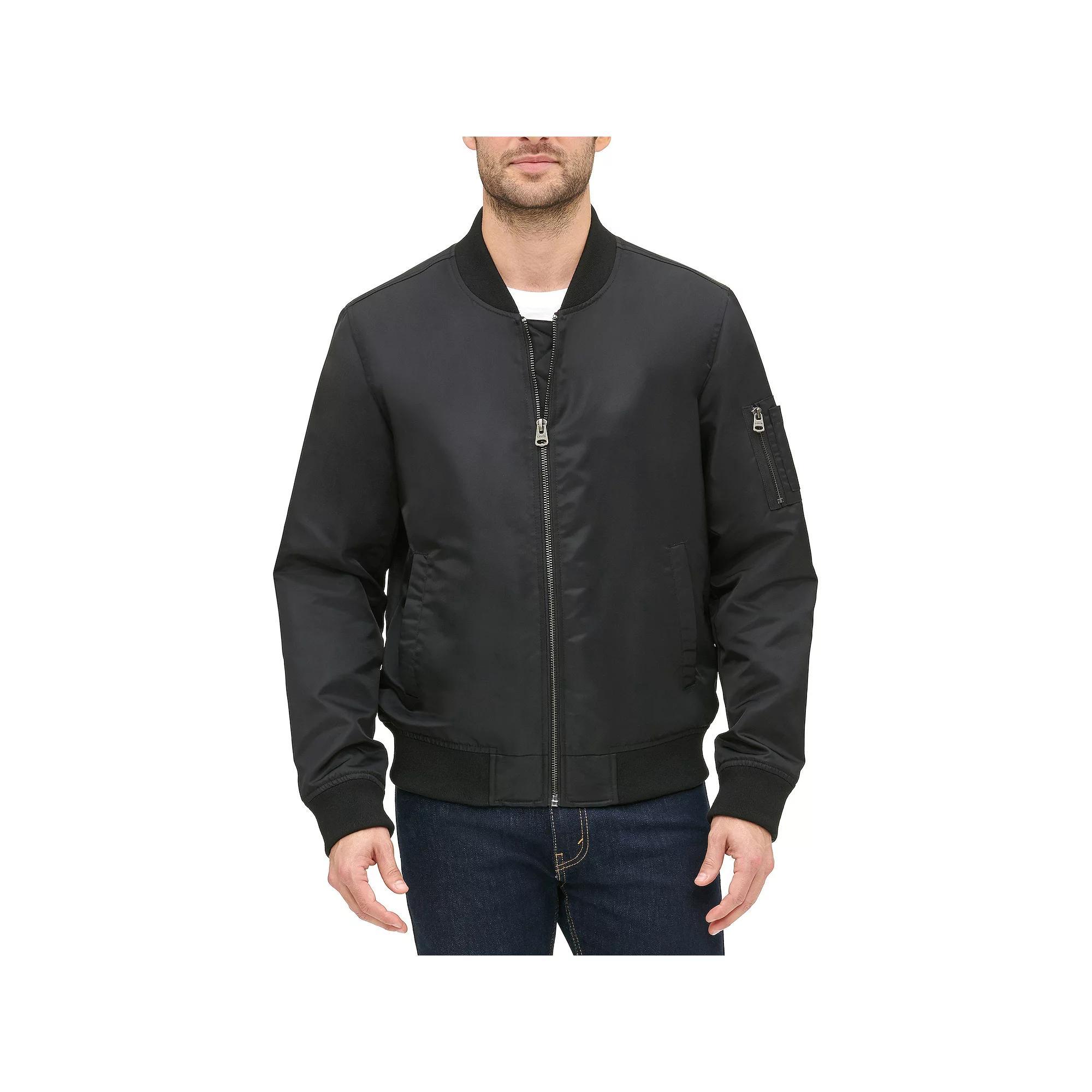 Men's Levi's® Flight Bomber Jacket, Size: Large, Black Product Image
