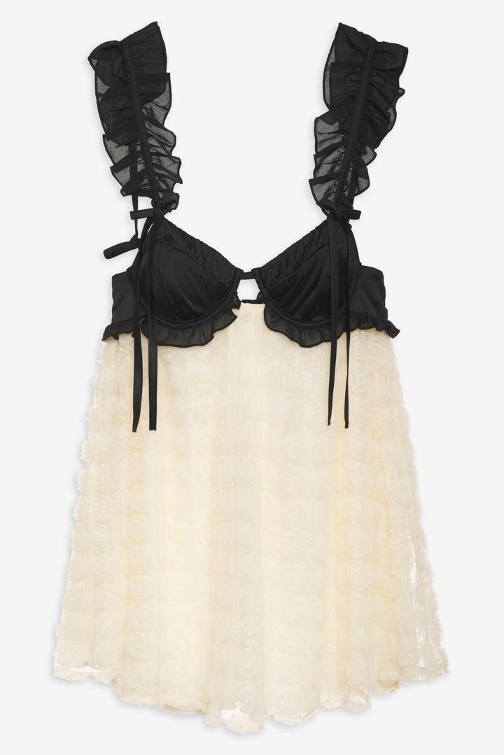 Poppy Mini Dress — Ivory Product Image