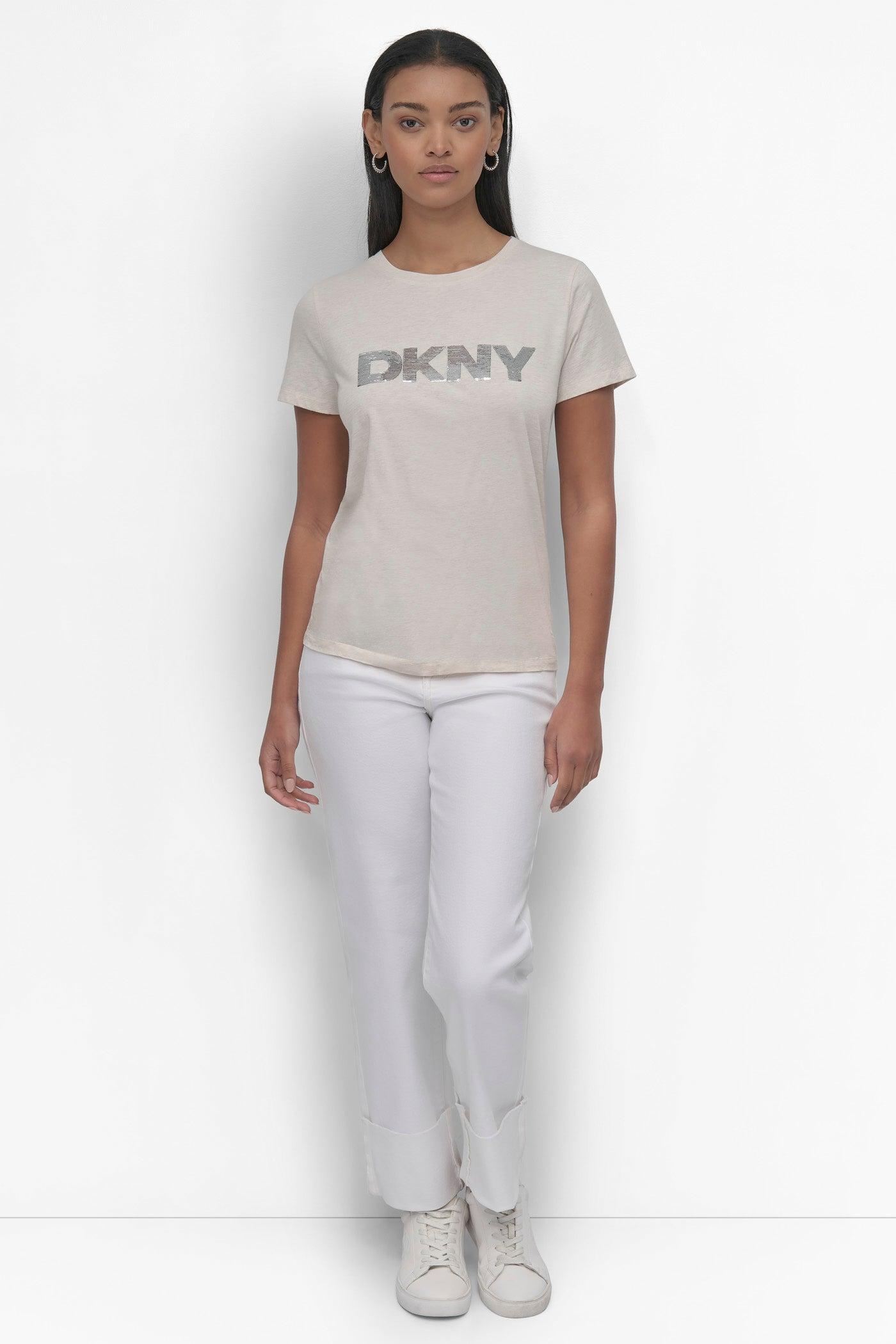 SEQUIN LOGO CREW NECK TEE Product Image