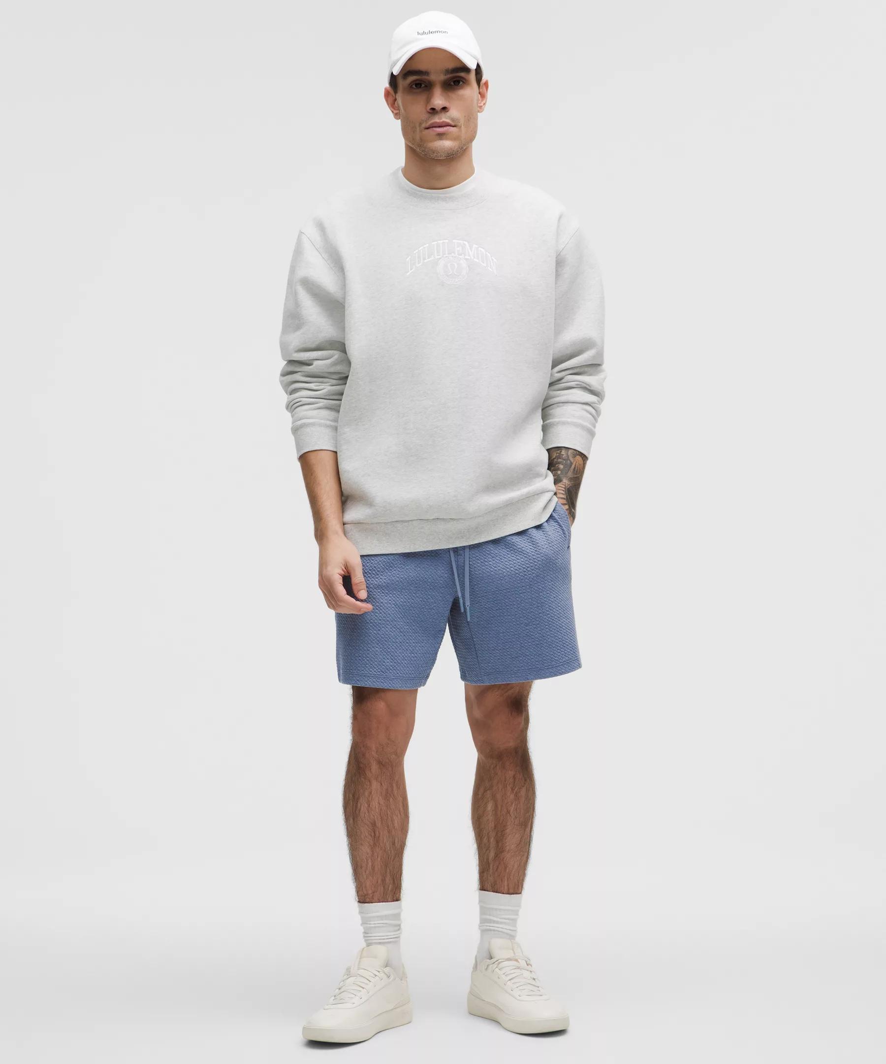 Textured Double-Knit Cotton Short 7" Product Image