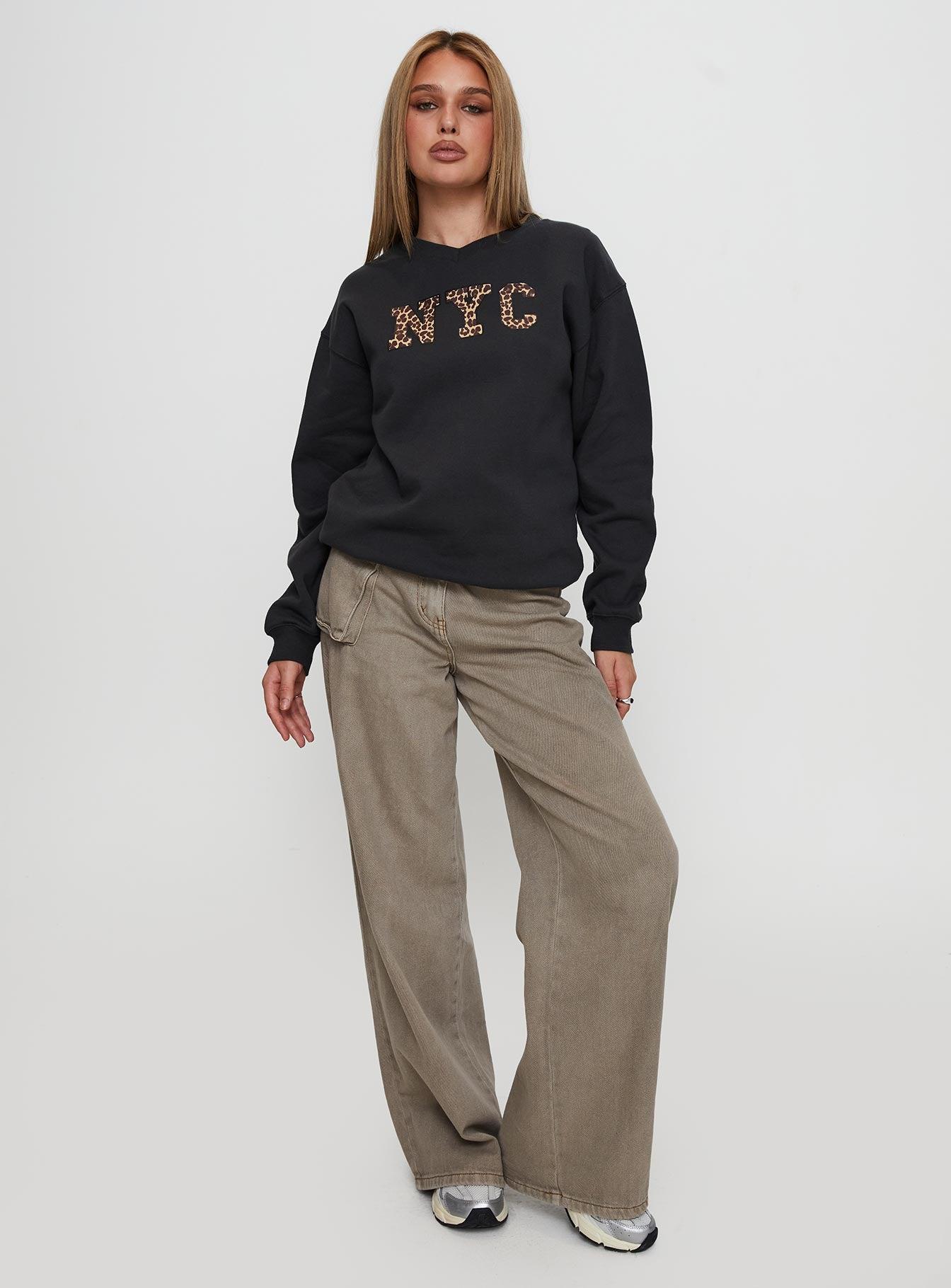 Wild In NYC Sweater Black Product Image