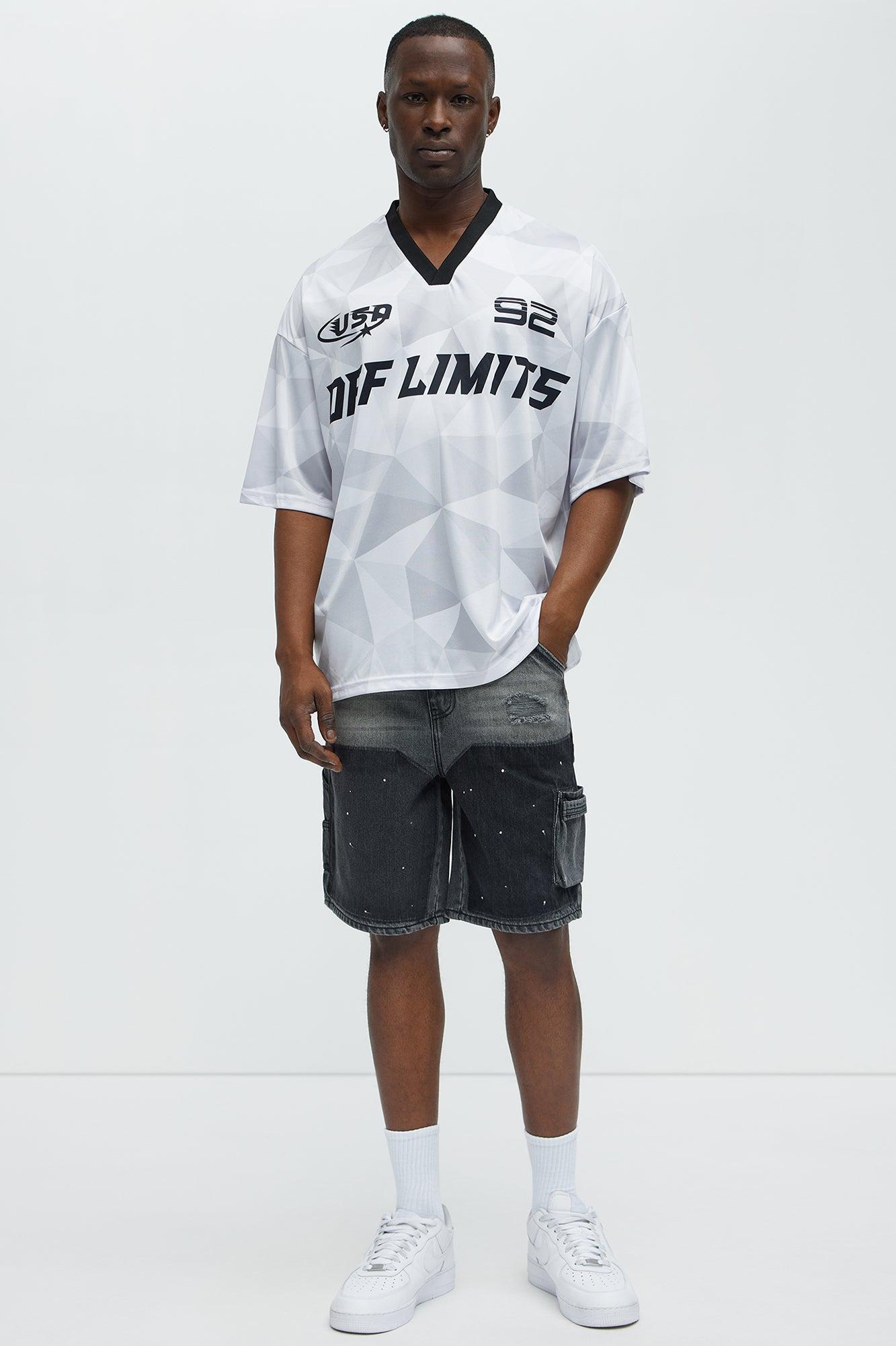Off Limits Short Sleeve Soccer Jersey - White/combo Product Image