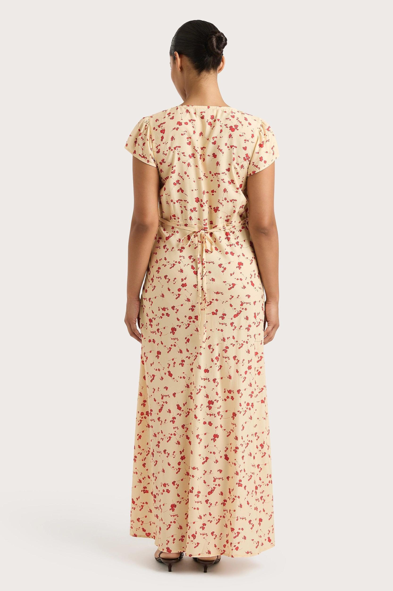 Esson Midi Dress Blossom Yellow Product Image