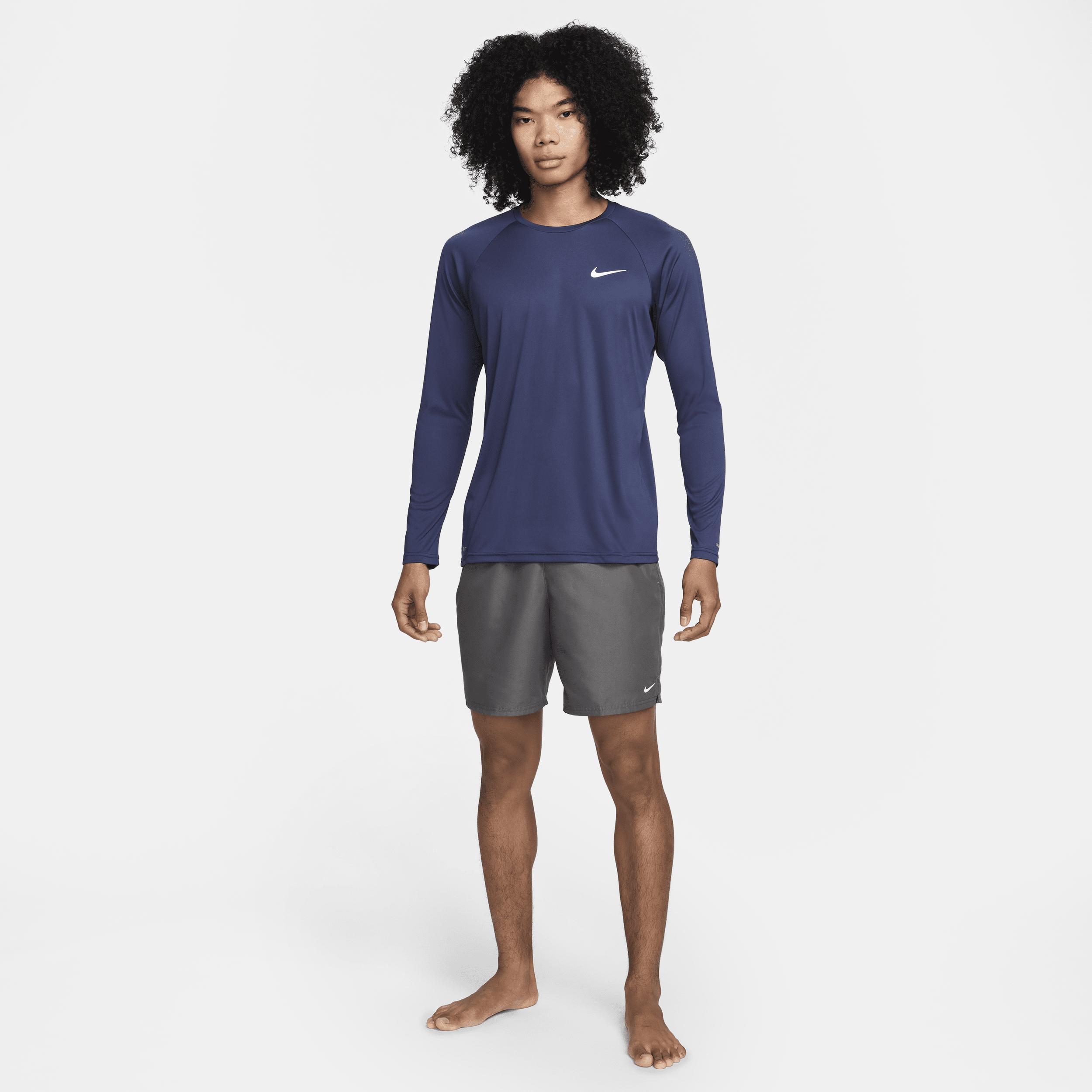 Nike Men's Essential Long-Sleeve Hydroguard Swim Shirt Product Image