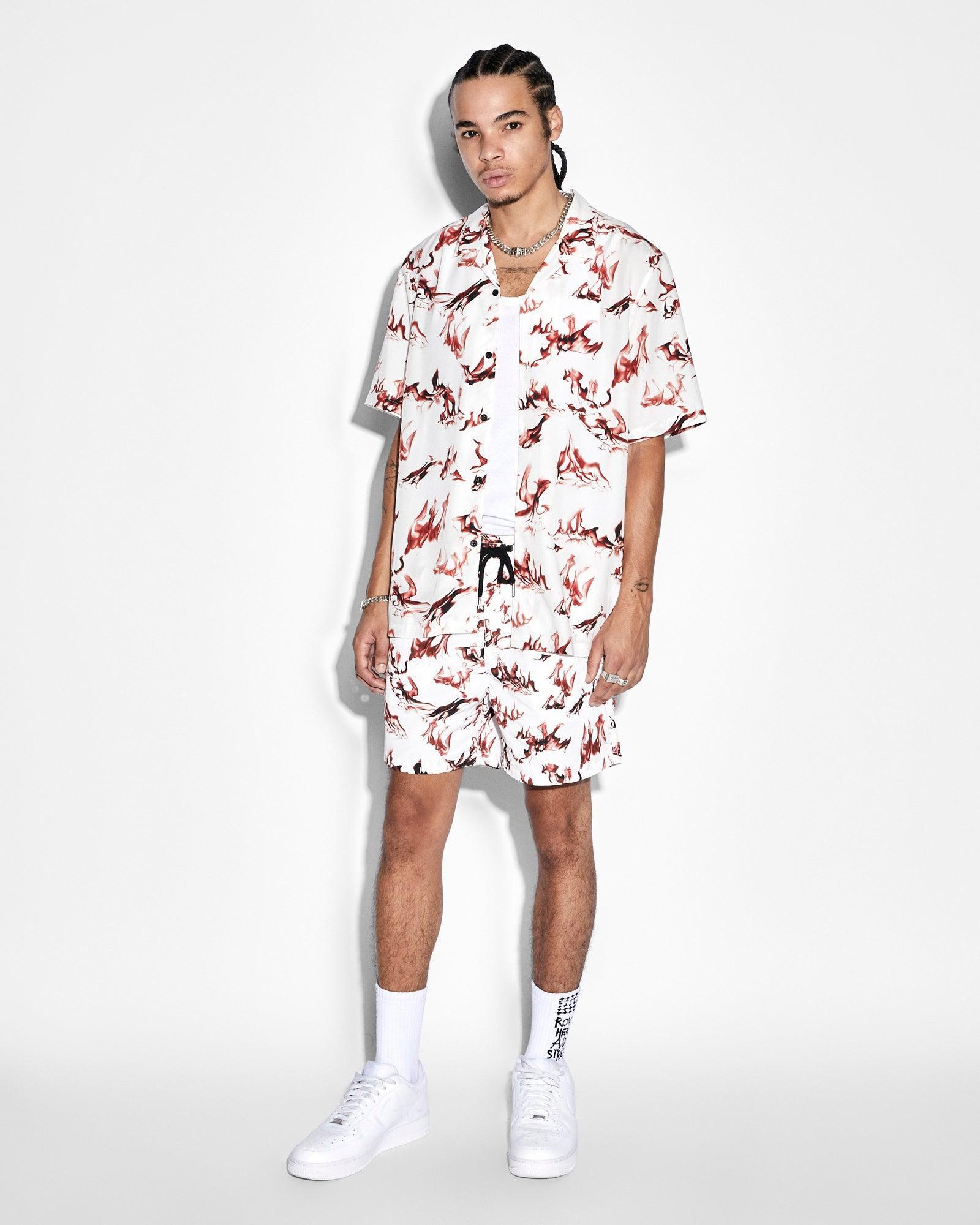 BURNT RESORT SS SHIRT WHITE Male Product Image