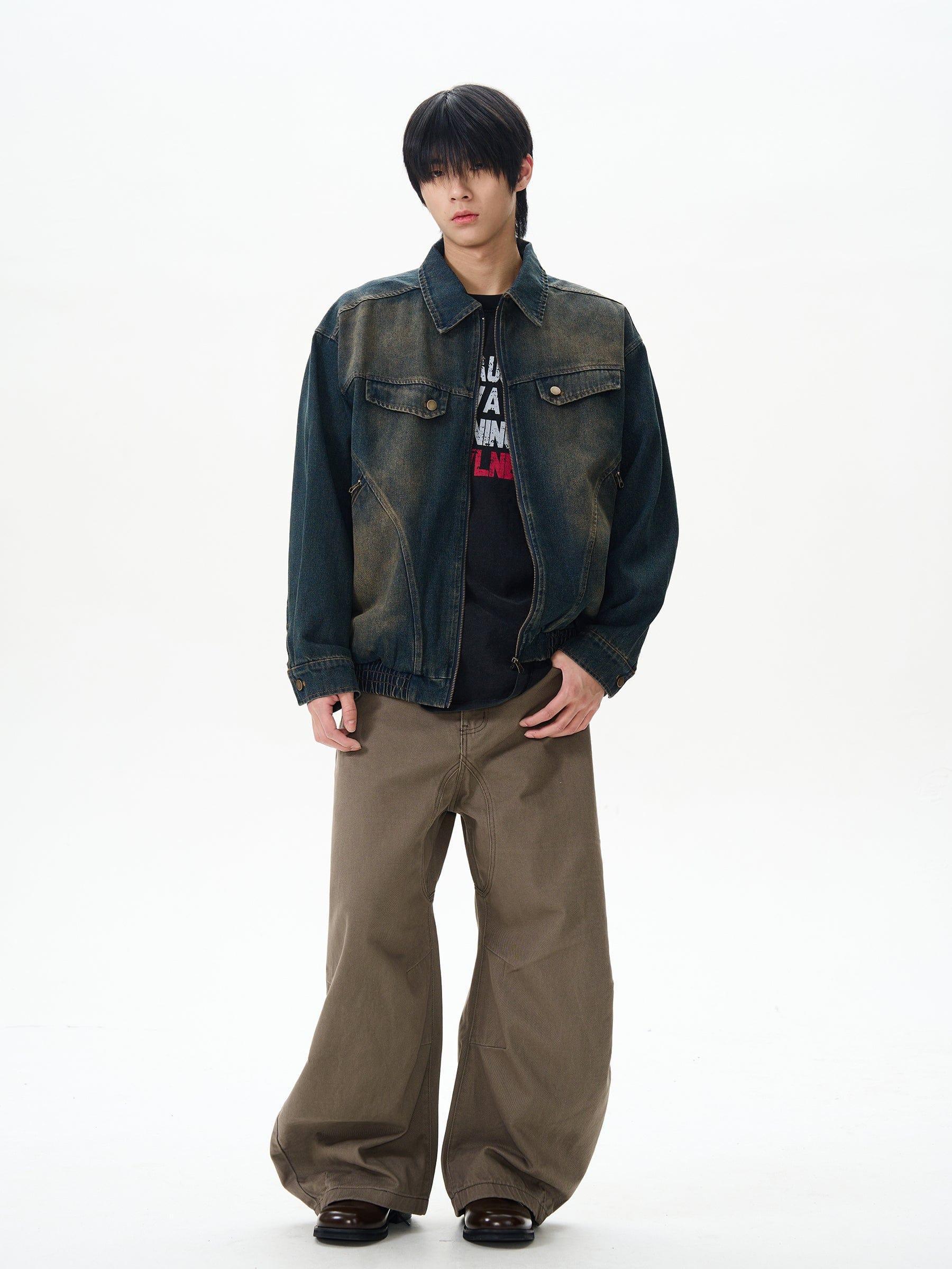 RT No. 12417 RETRO BLUE COLLAR DENIM JK Product Image