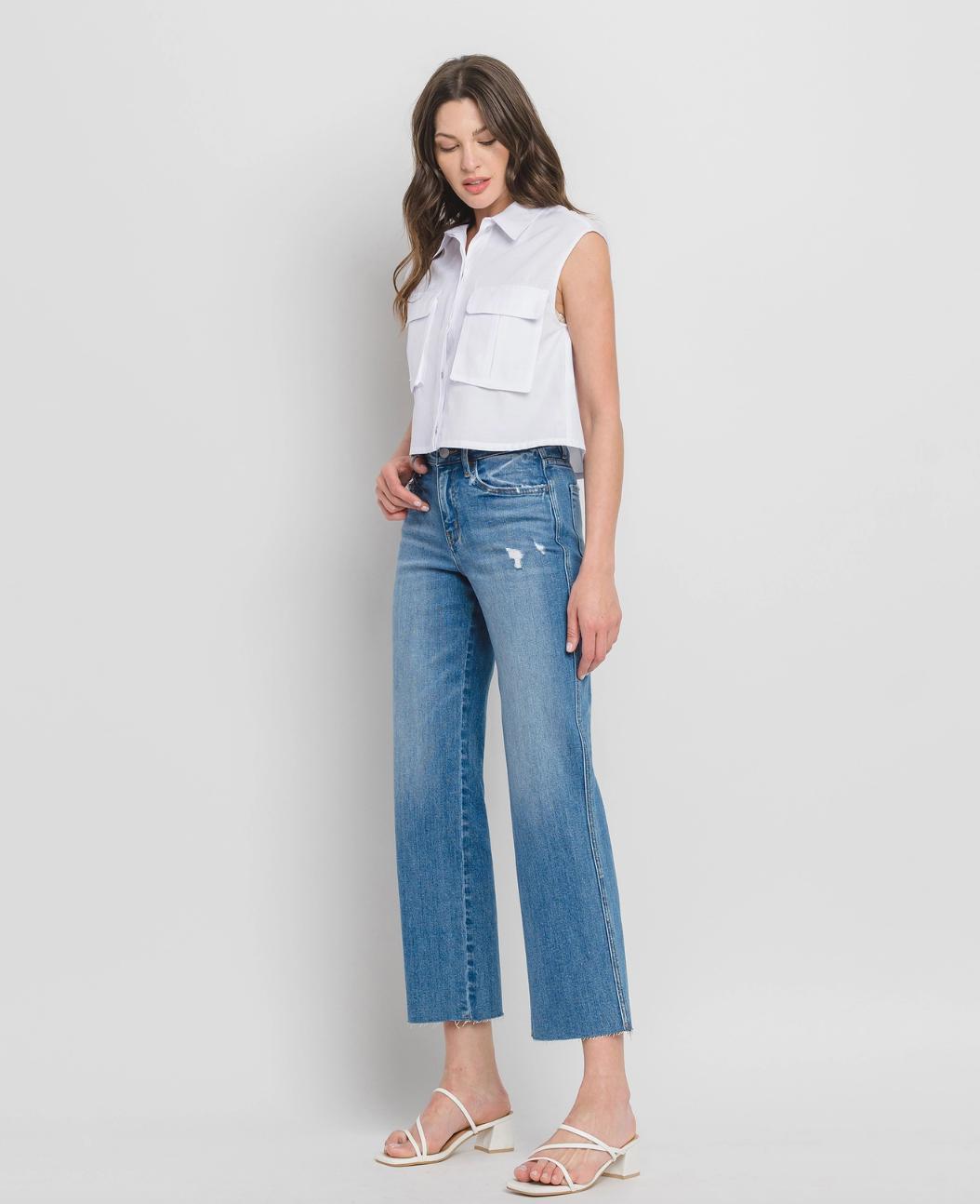 Rayna Raw Hem Jean Product Image