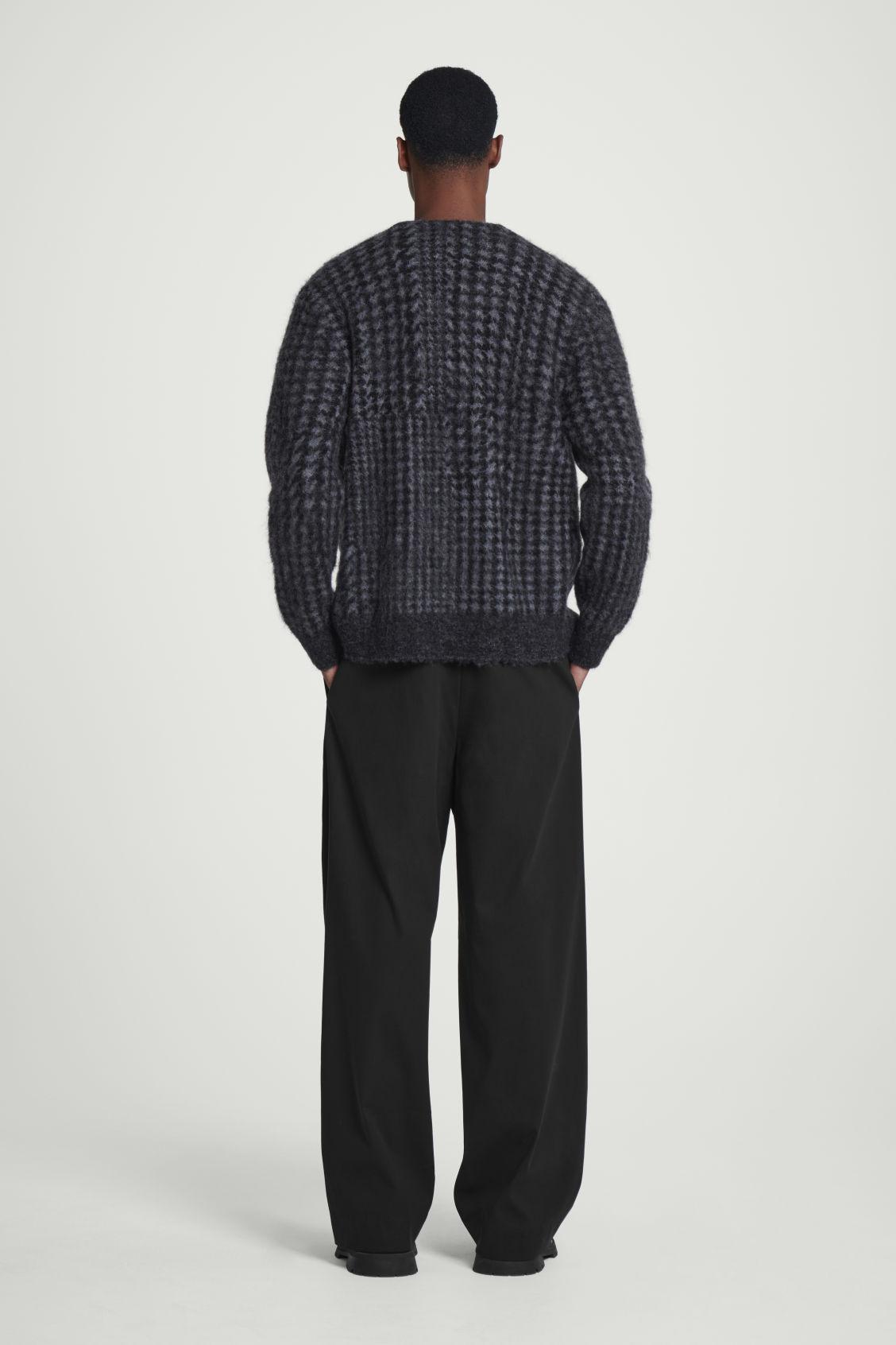 HOUNDSTOOTH MOHAIR-BLEND CARDIGAN Product Image