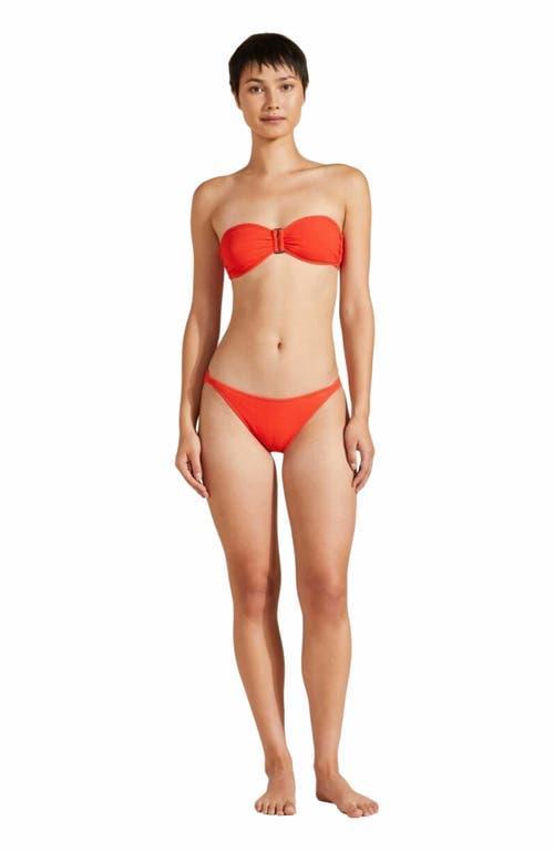 Womens Vichy Jacquard Bikini Bottom Product Image
