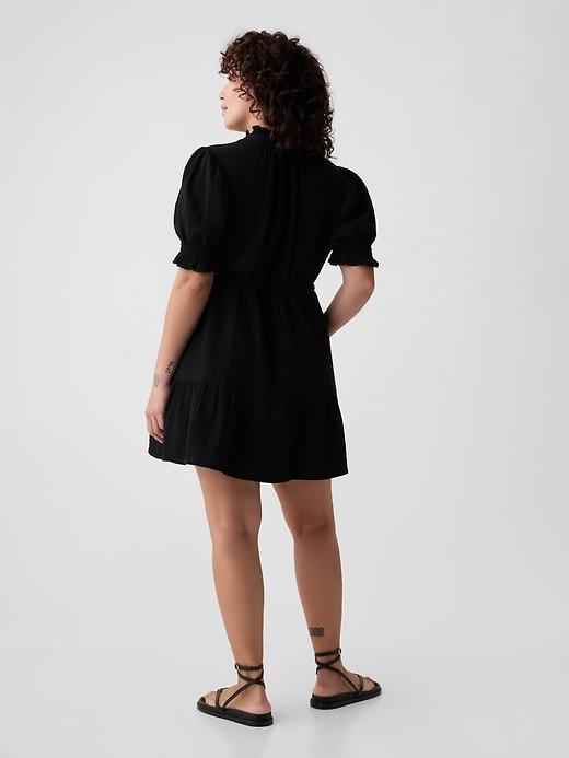 Crinkle Gauze Mini Dress Product Image