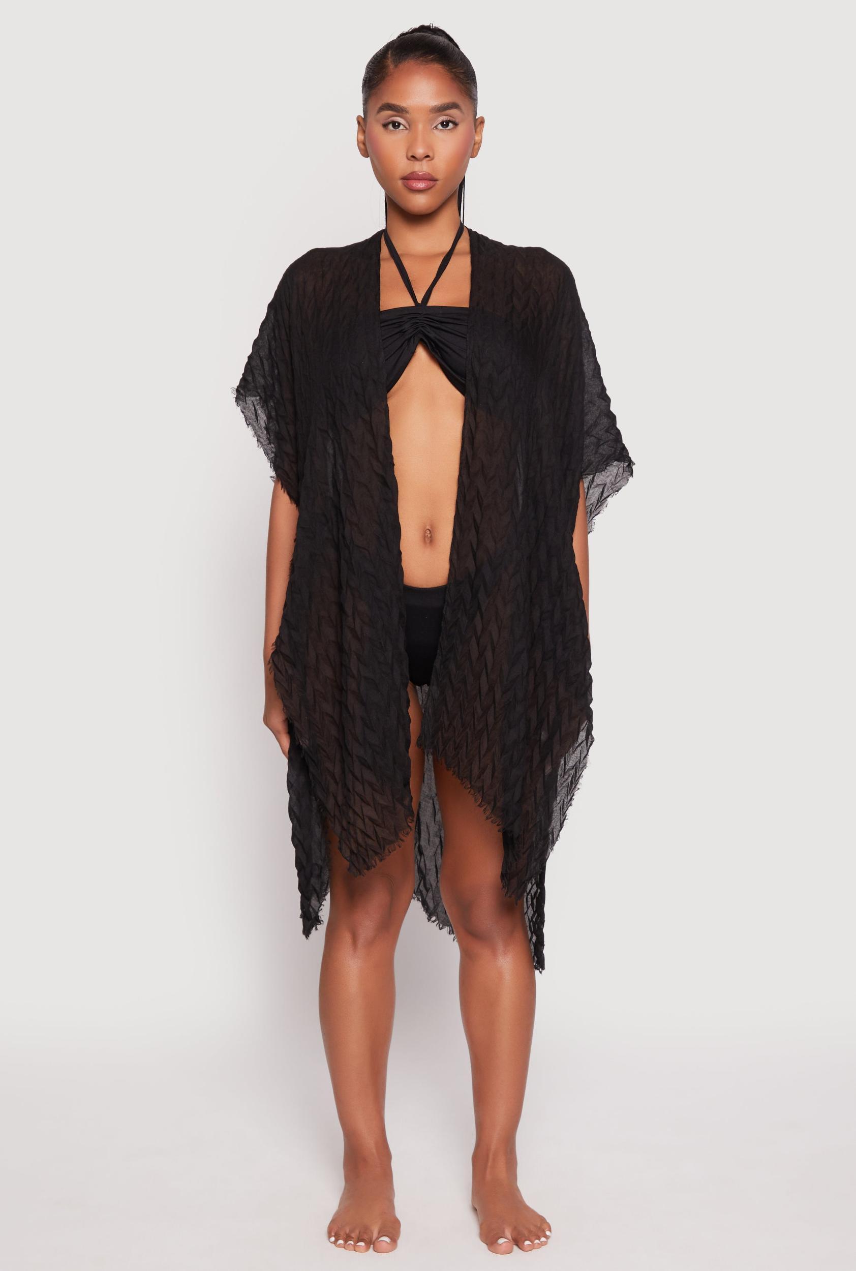Chevron Cover Up Kimono Female Product Image