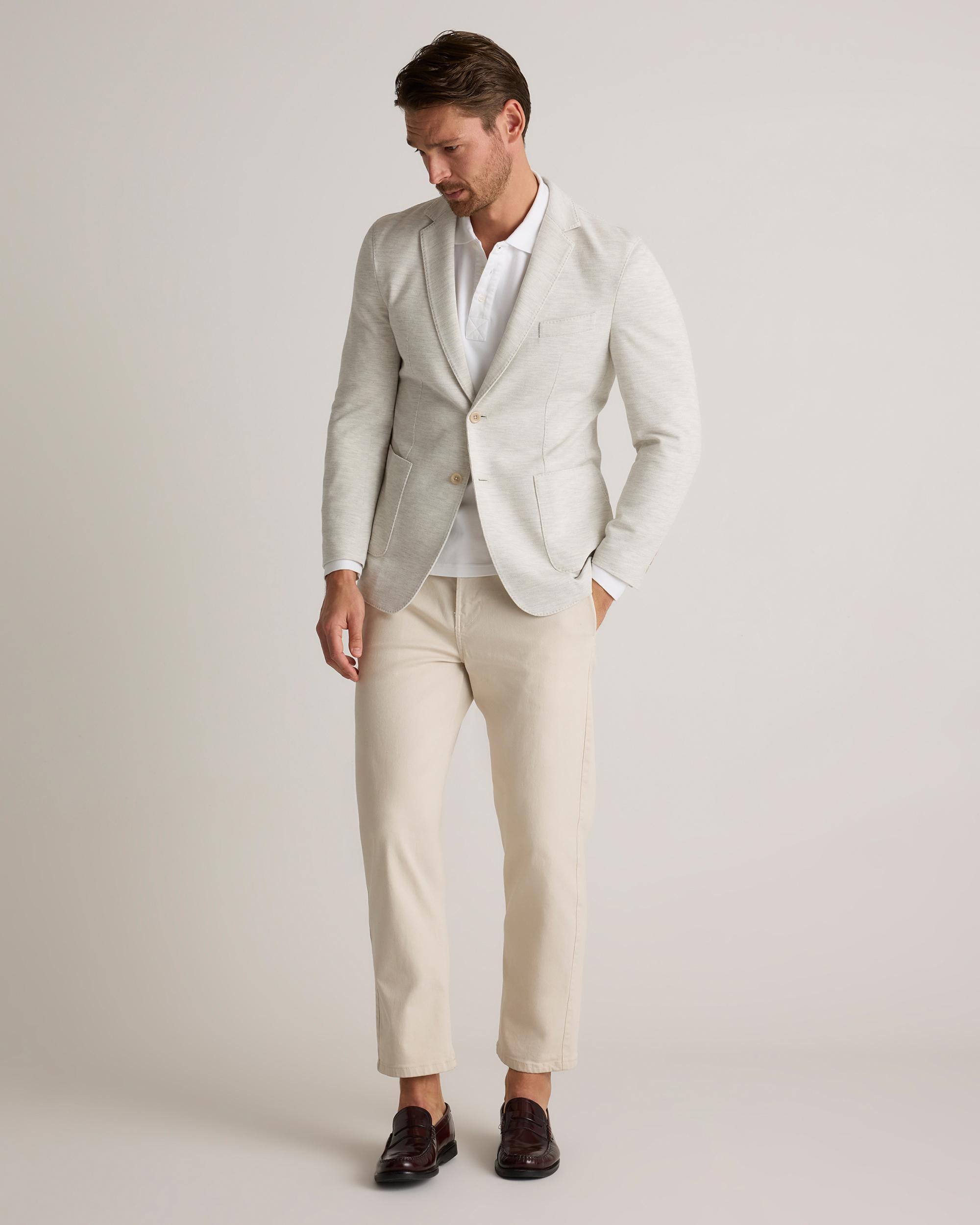 Quince | Men's Cotton Pique Knit Blazer Size XL, Organic Cotton Product Image