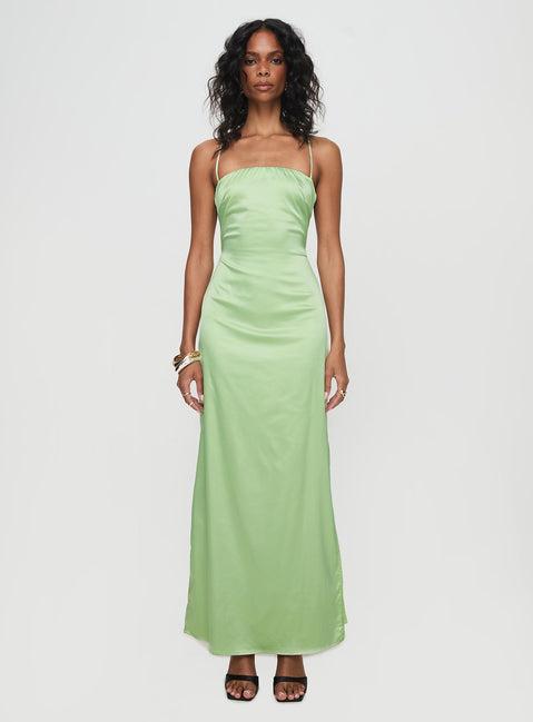 Roselyn Maxi Dress Sage Product Image