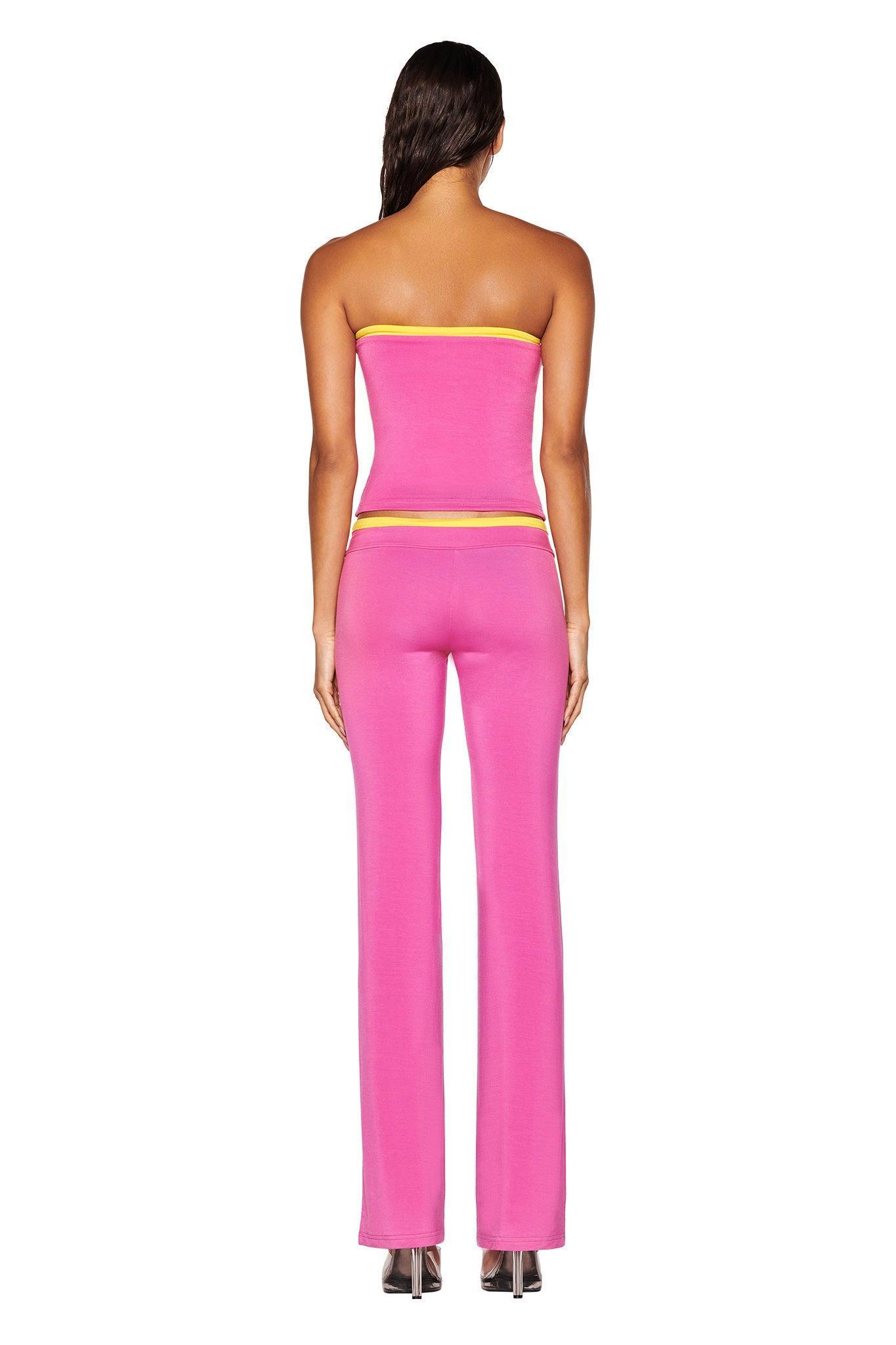 MICHELLE BOOB TUBE - PINK Product Image