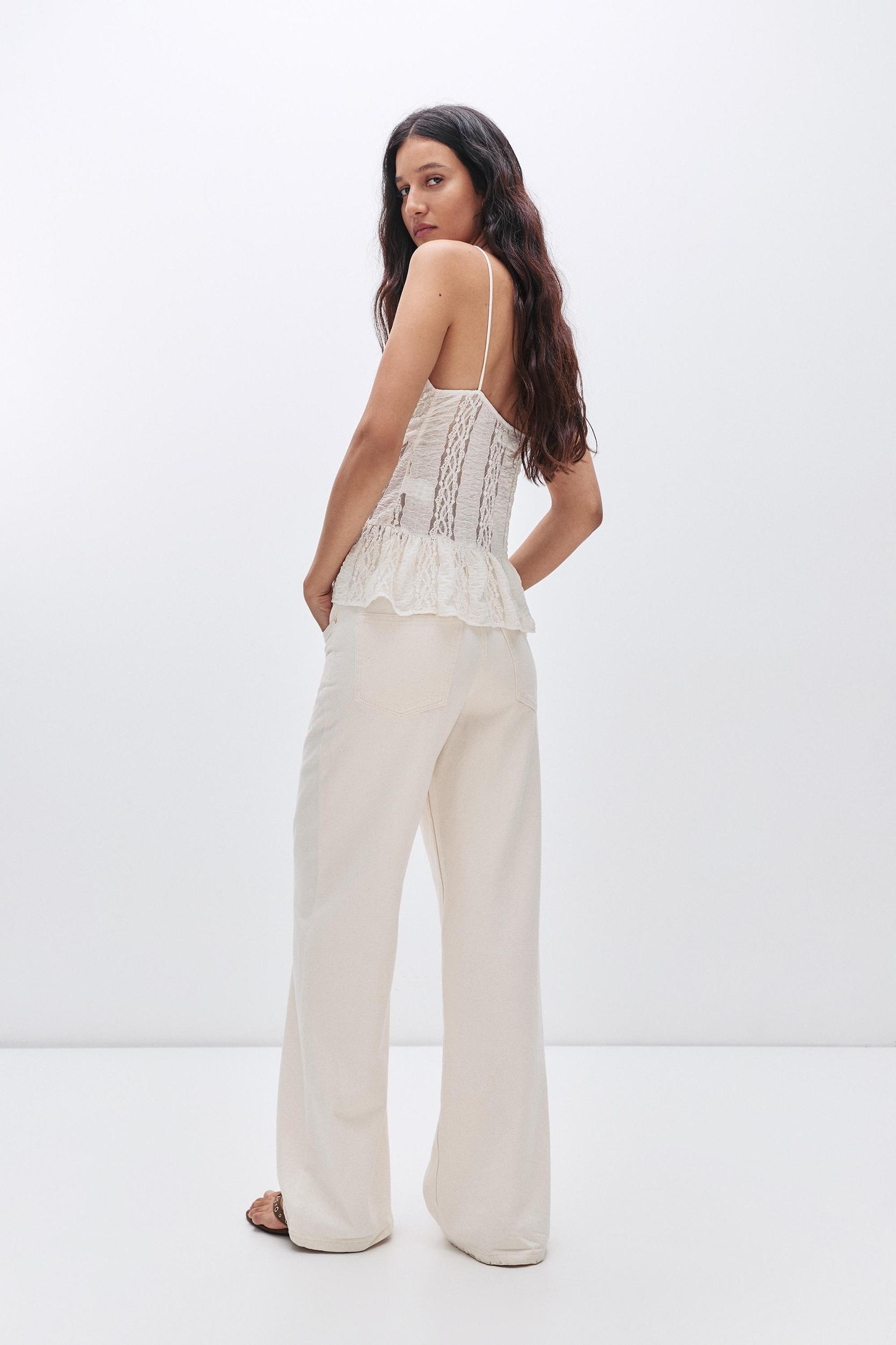 Lace frill top Product Image