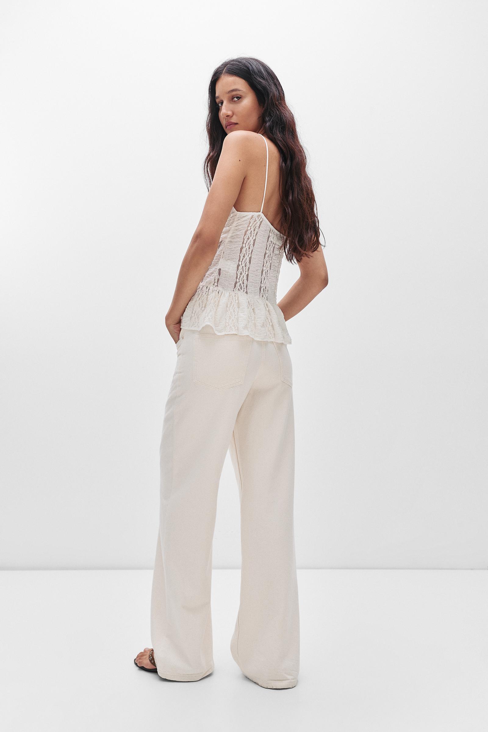 Lace frill top Product Image