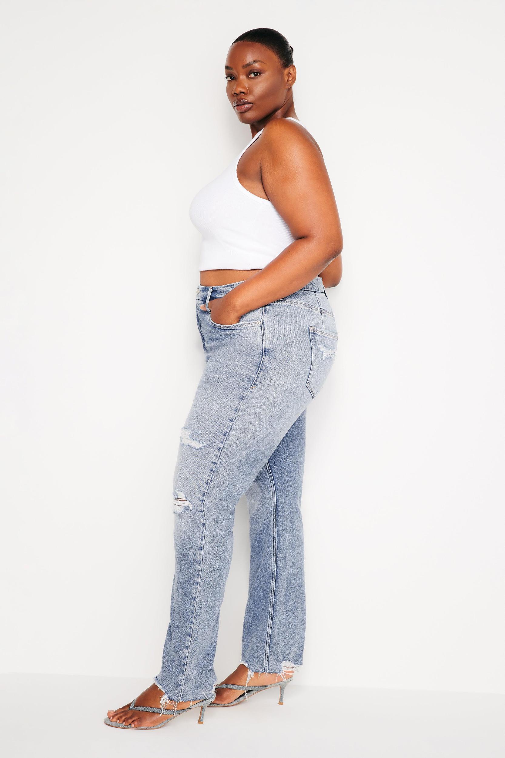 GOOD ICON STRAIGHT JEANS | INDIGO666 Product Image