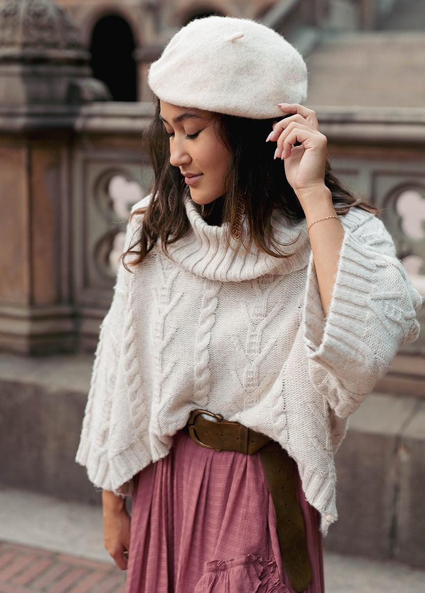 Nikkola Sweater in Cream Female Product Image