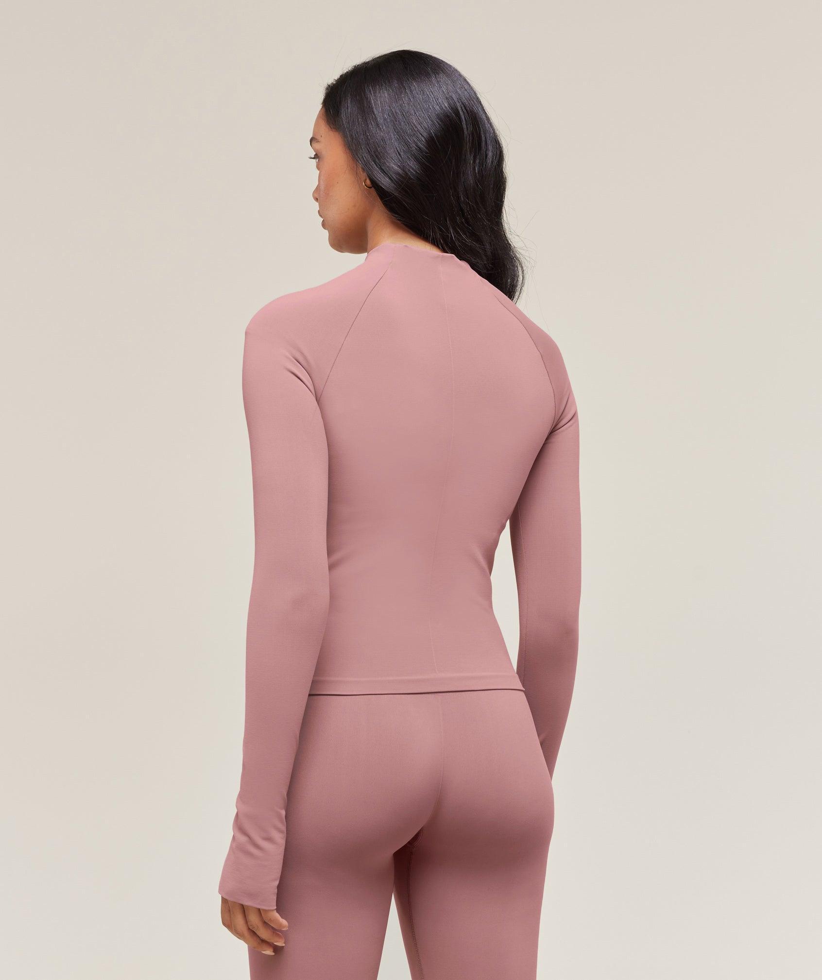Gymshark Soft Sculpt Zip Up Jacket - Calm Pink Female Product Image