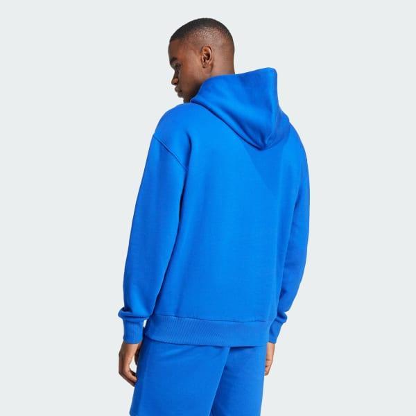 adidas ALL SZN Fleece Hoodie True Pink L Mens Product Image