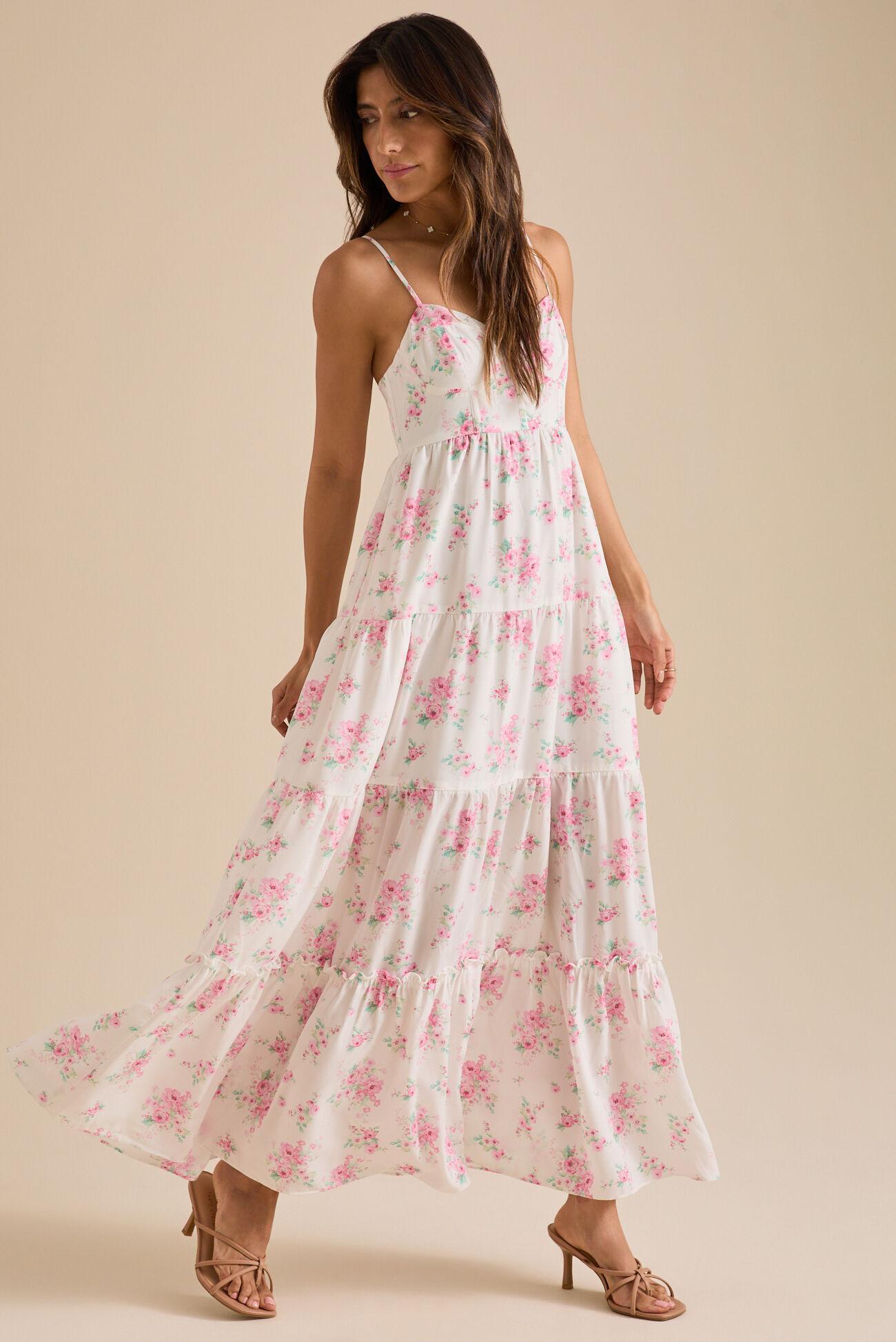 Zandry Floral Maxi Dress Product Image