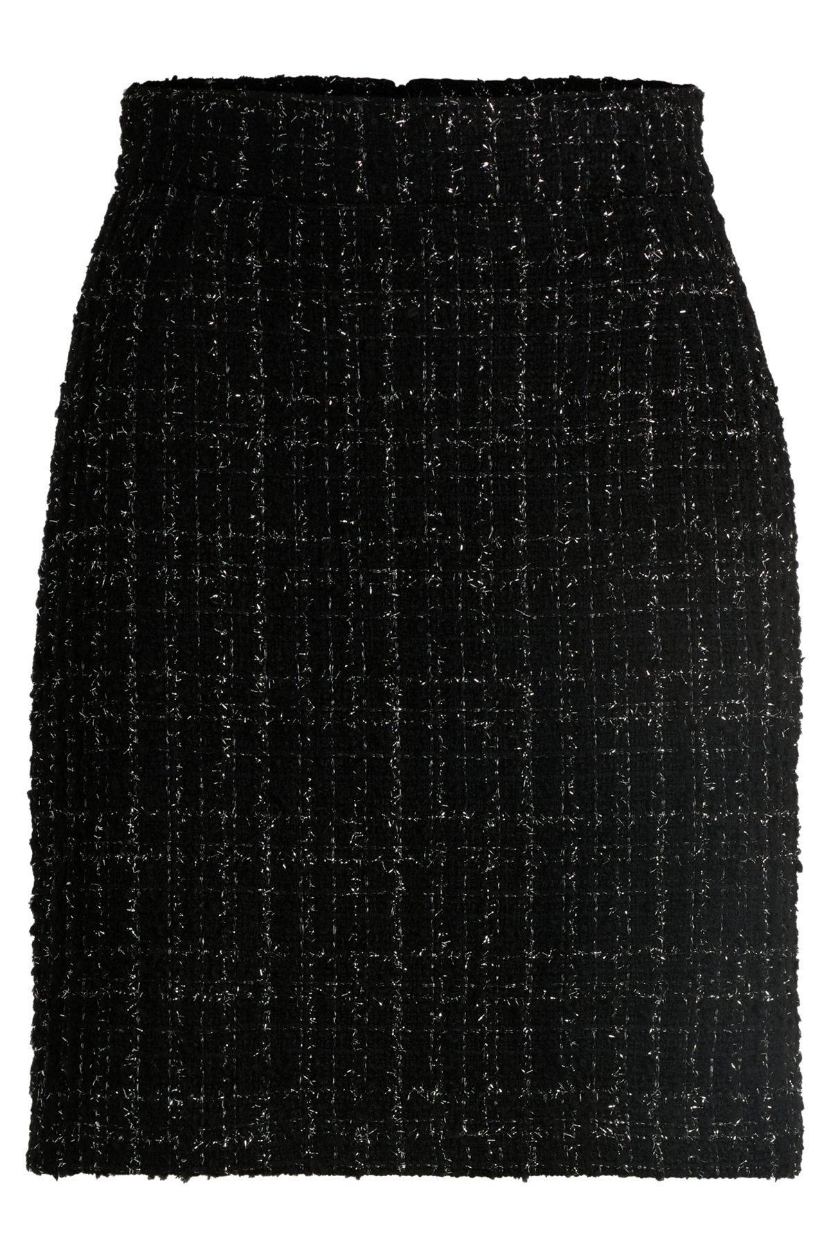 Mini skirt in sparkle-effect tweed Product Image
