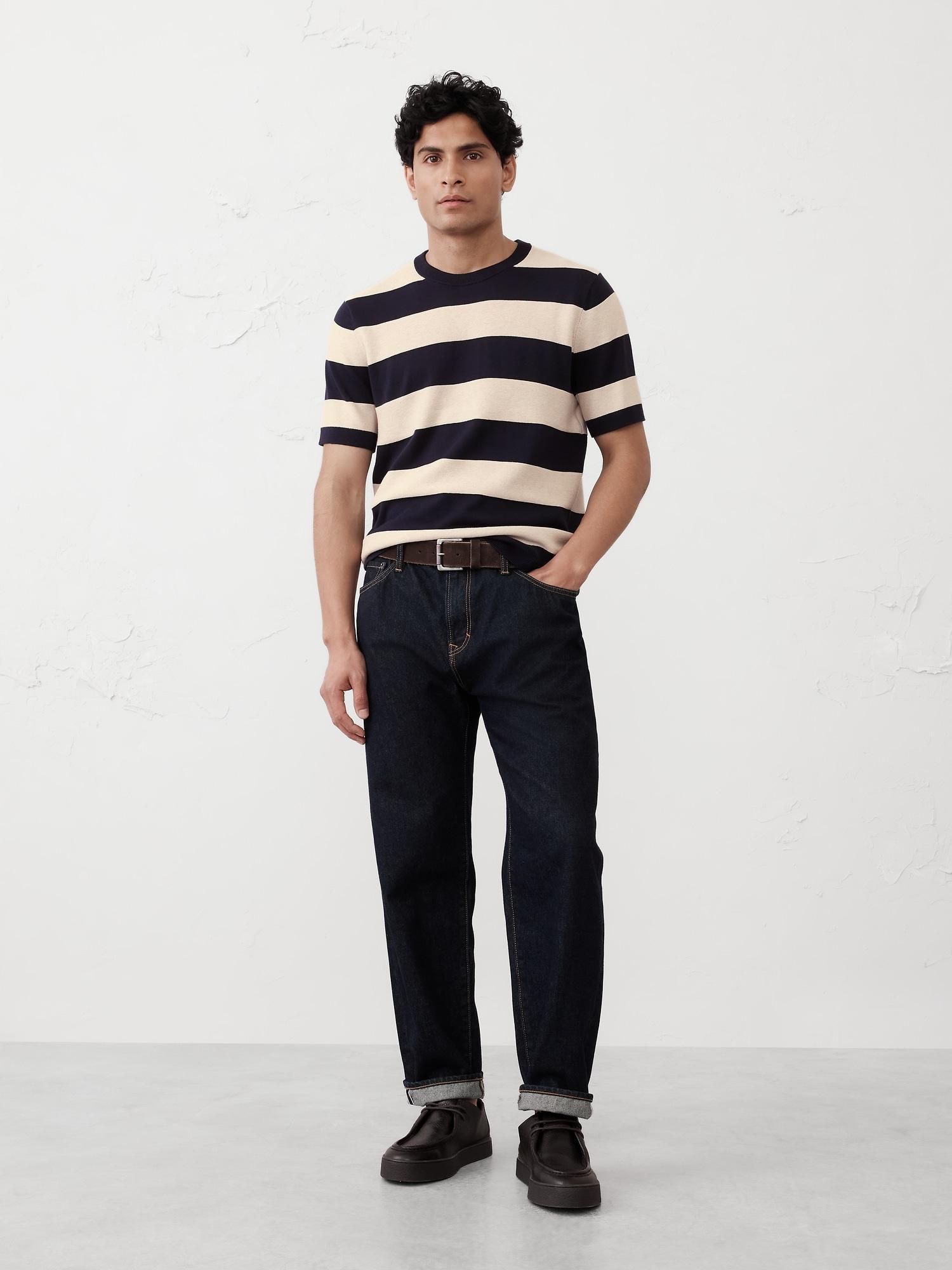 Refined Textured Sweater T-Shirt Product Image