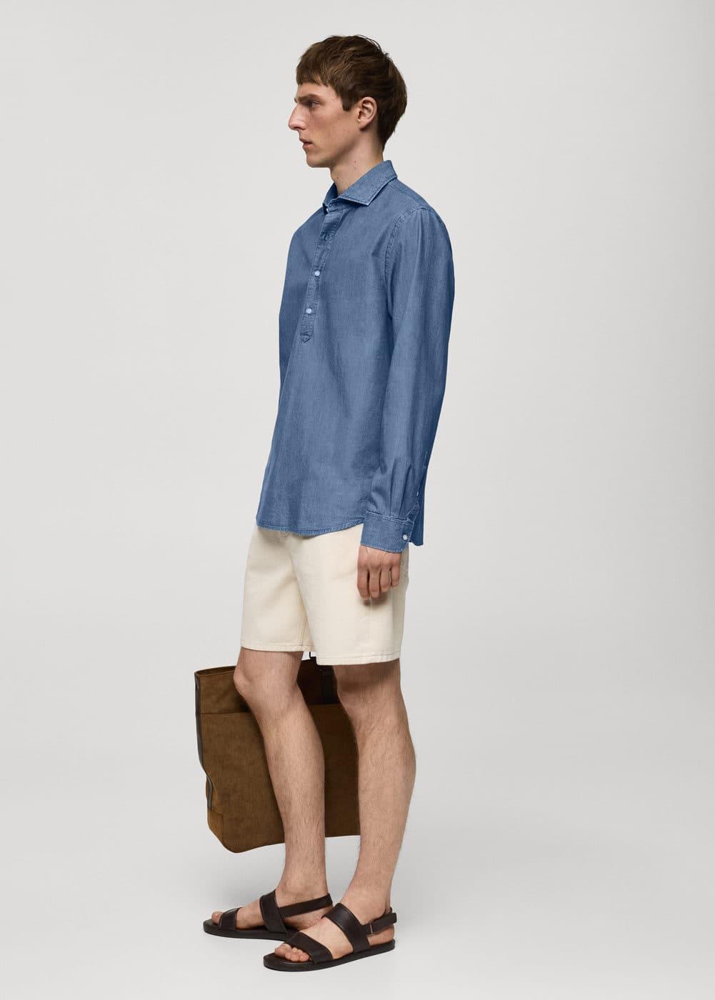 Mango Mens Cotton T-Shirt Product Image