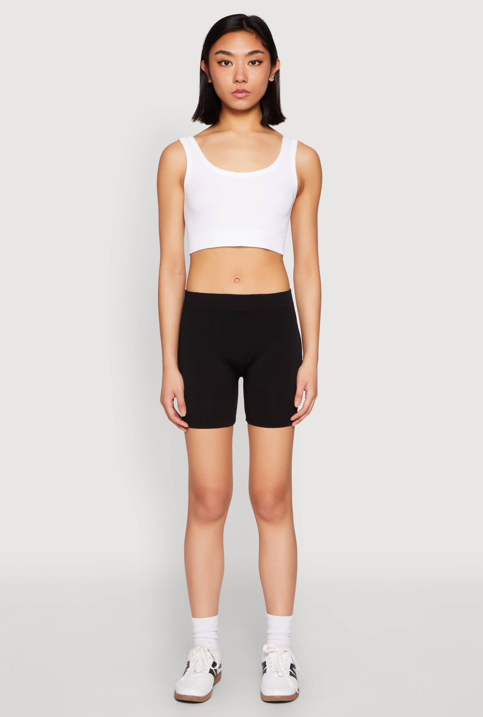 Womens Basic Seamless Biker Shorts Product Image
