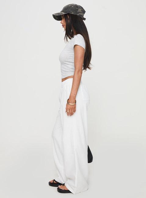 Beach House Pants White Tall Product Image
