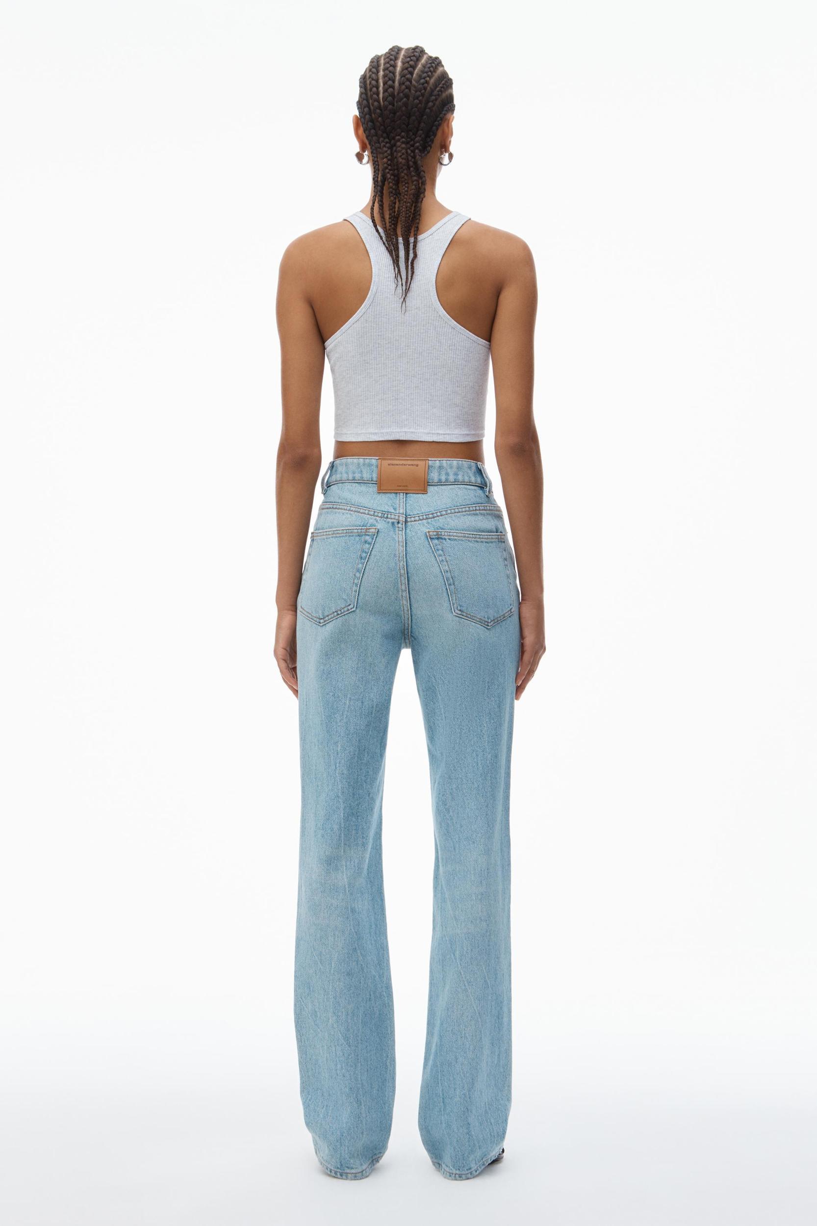 Fly High-rise Stacked Jeans Product Image