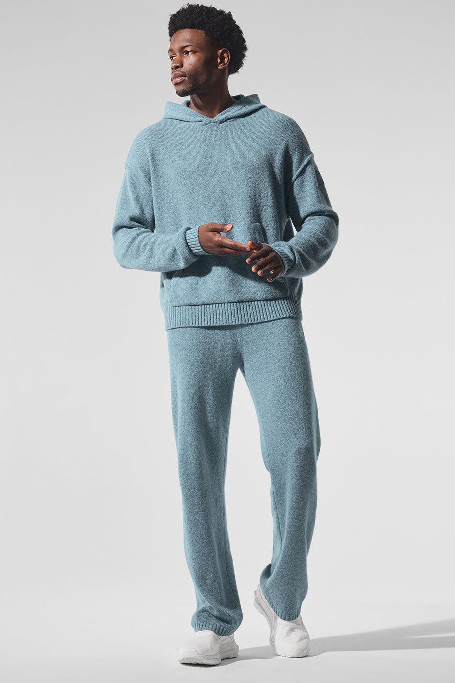 New Class Cashmere Hoodie - Celestial Blue Granite Heather Product Image