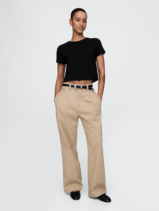 Organic Cotton VintageSoft Cropped T-Shirt Product Image