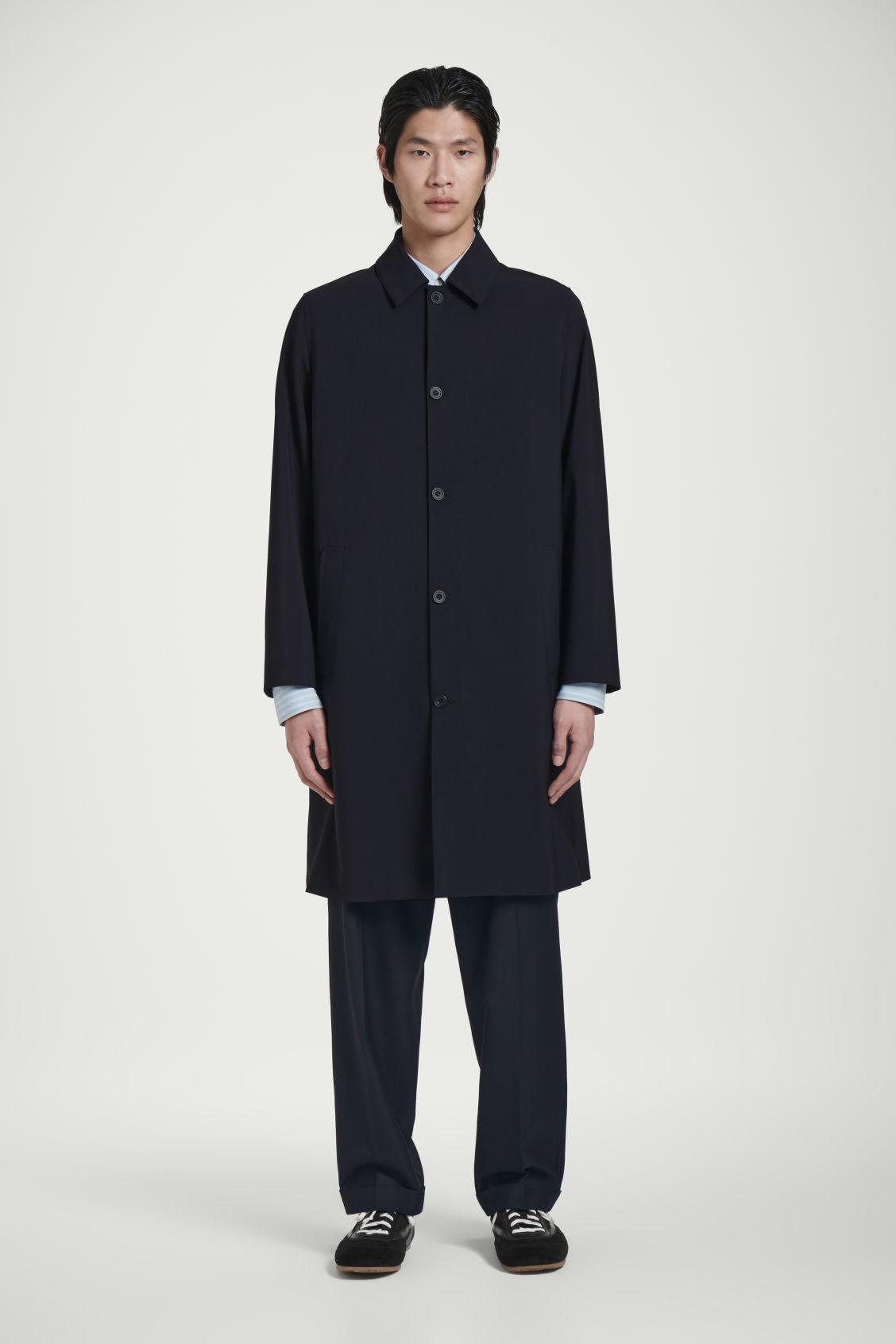 WOOL-BLEND CAR COAT Product Image