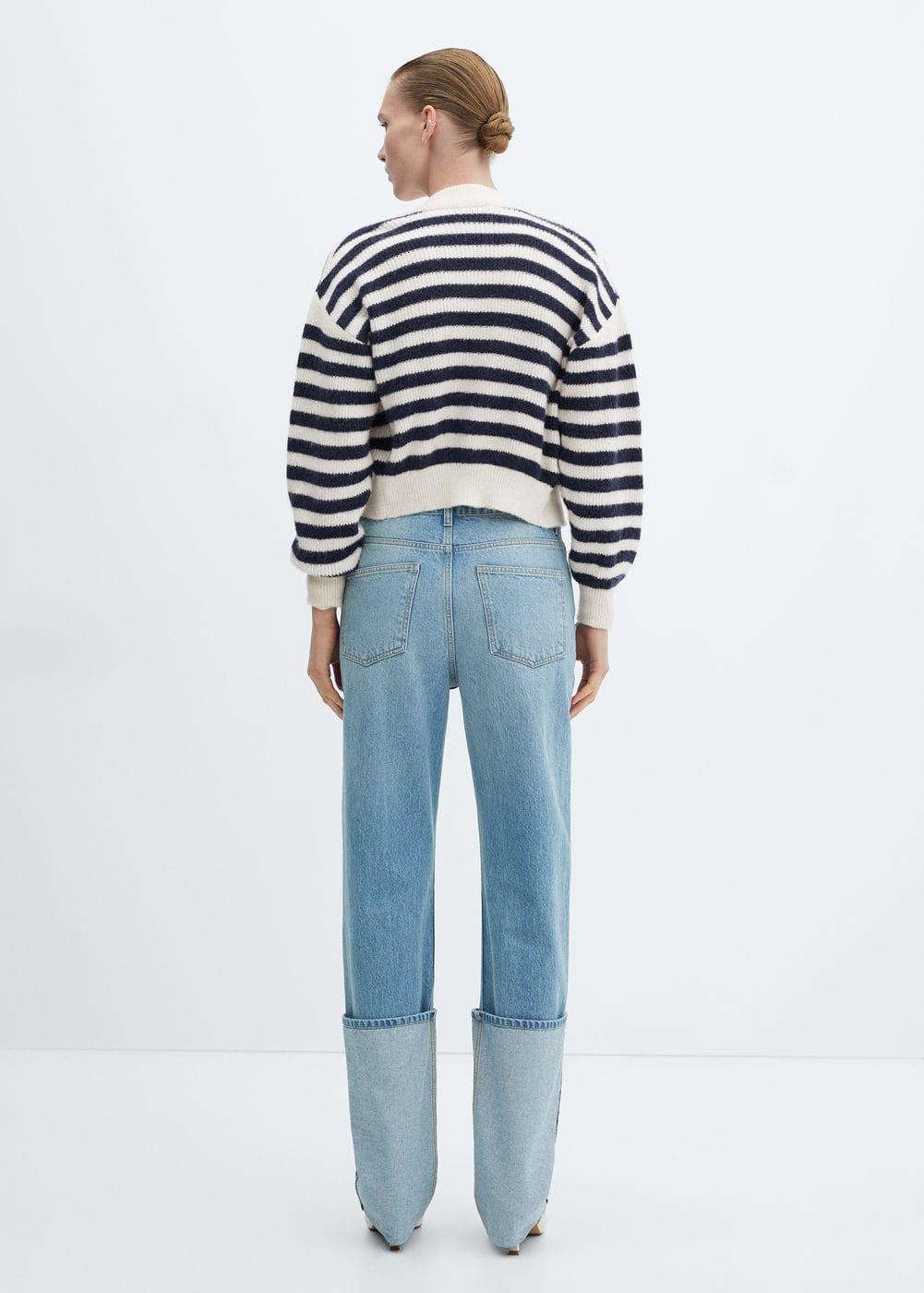 Mango Womens Zipped Knit Cardigan Product Image