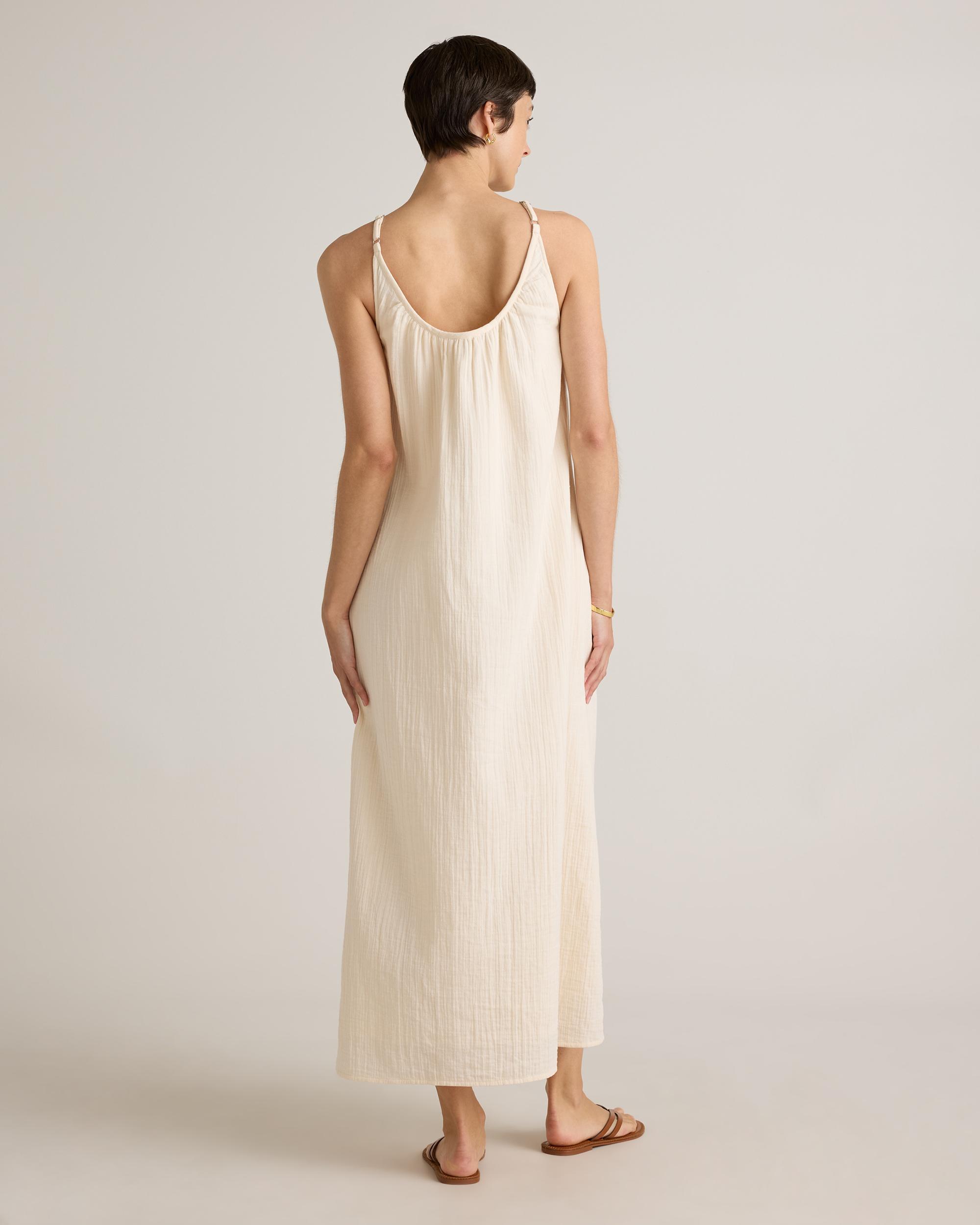 Quince | Women's Gauze Sleeveless Maxi Dress Size XS, Organic Cotton Product Image
