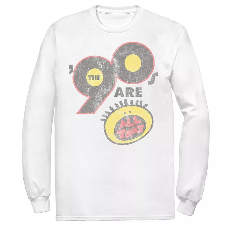 Men's Nickelodeon All That The Nineties Tee, Size: XXL, White Product Image