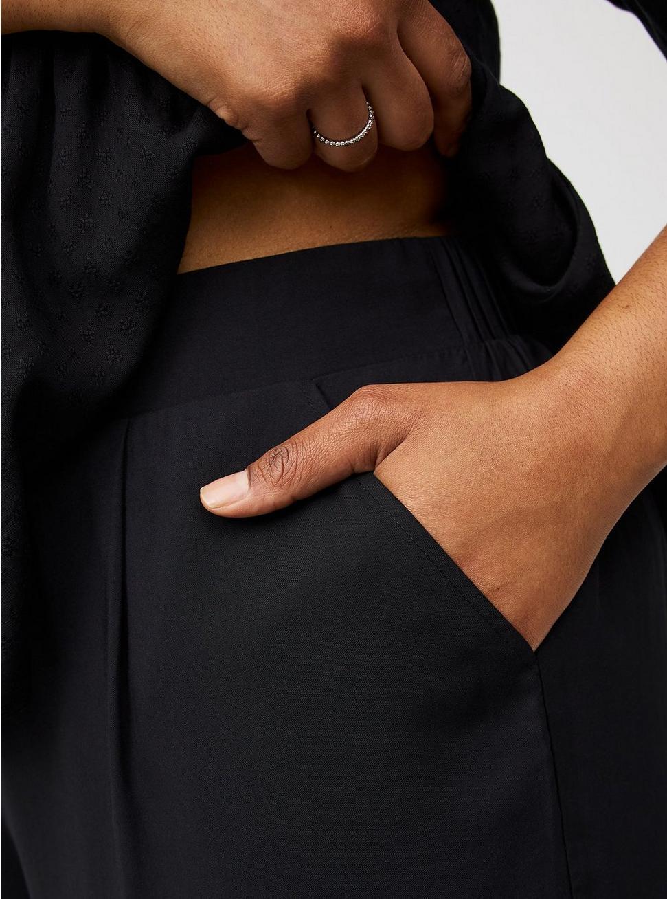 High-Rise Pull-On Wide-Leg Pant Product Image