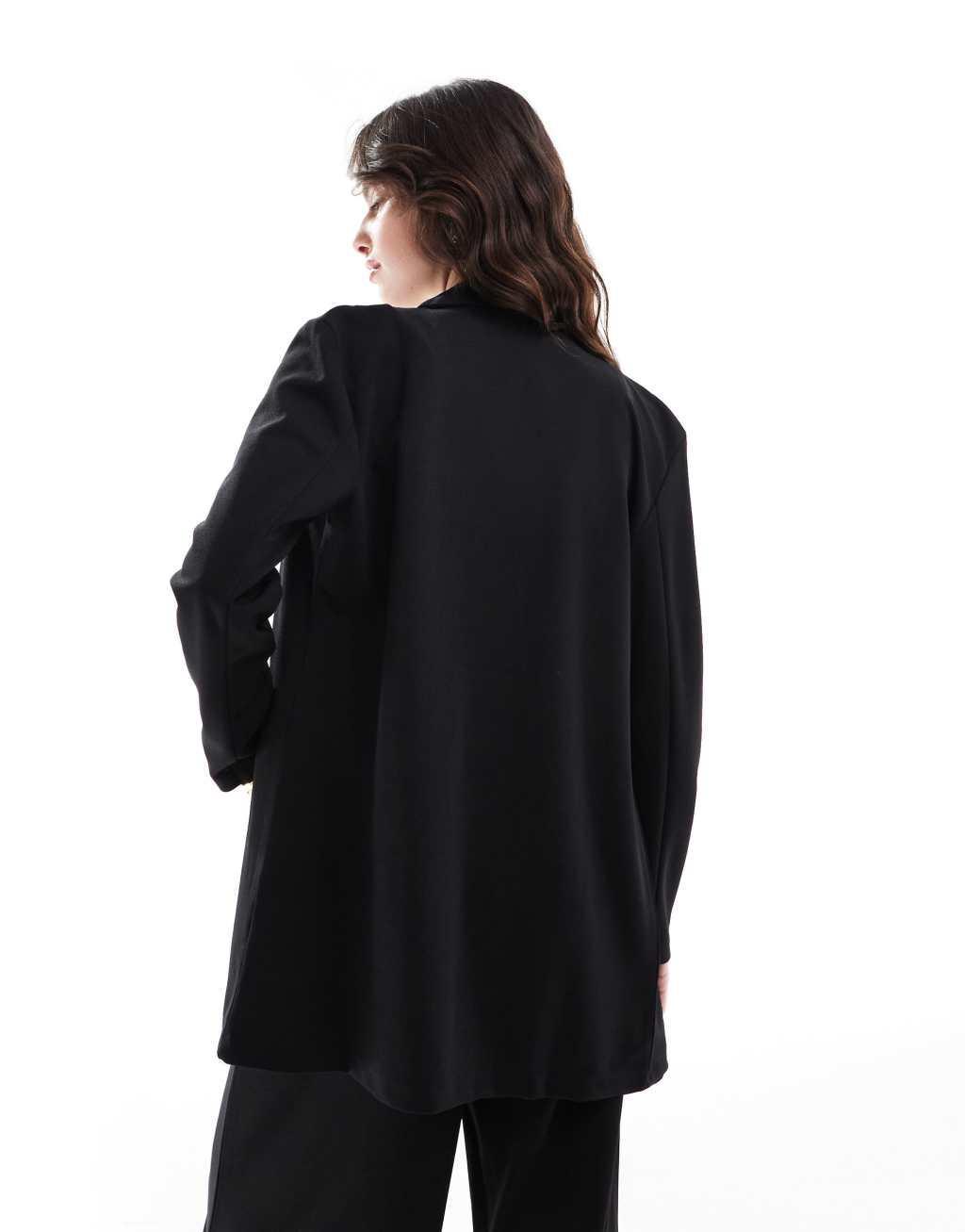JDY lightweight blazer in black - part of a set Product Image
